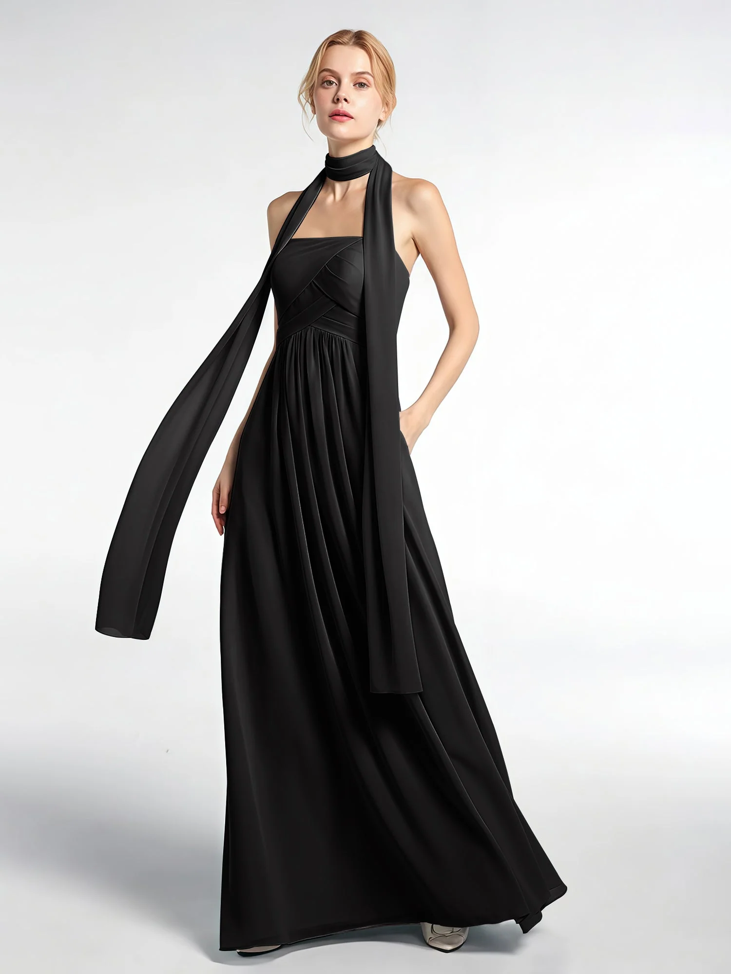 Babaroni Chiffon-Schal mit Seiden-Haptik - Image 6
