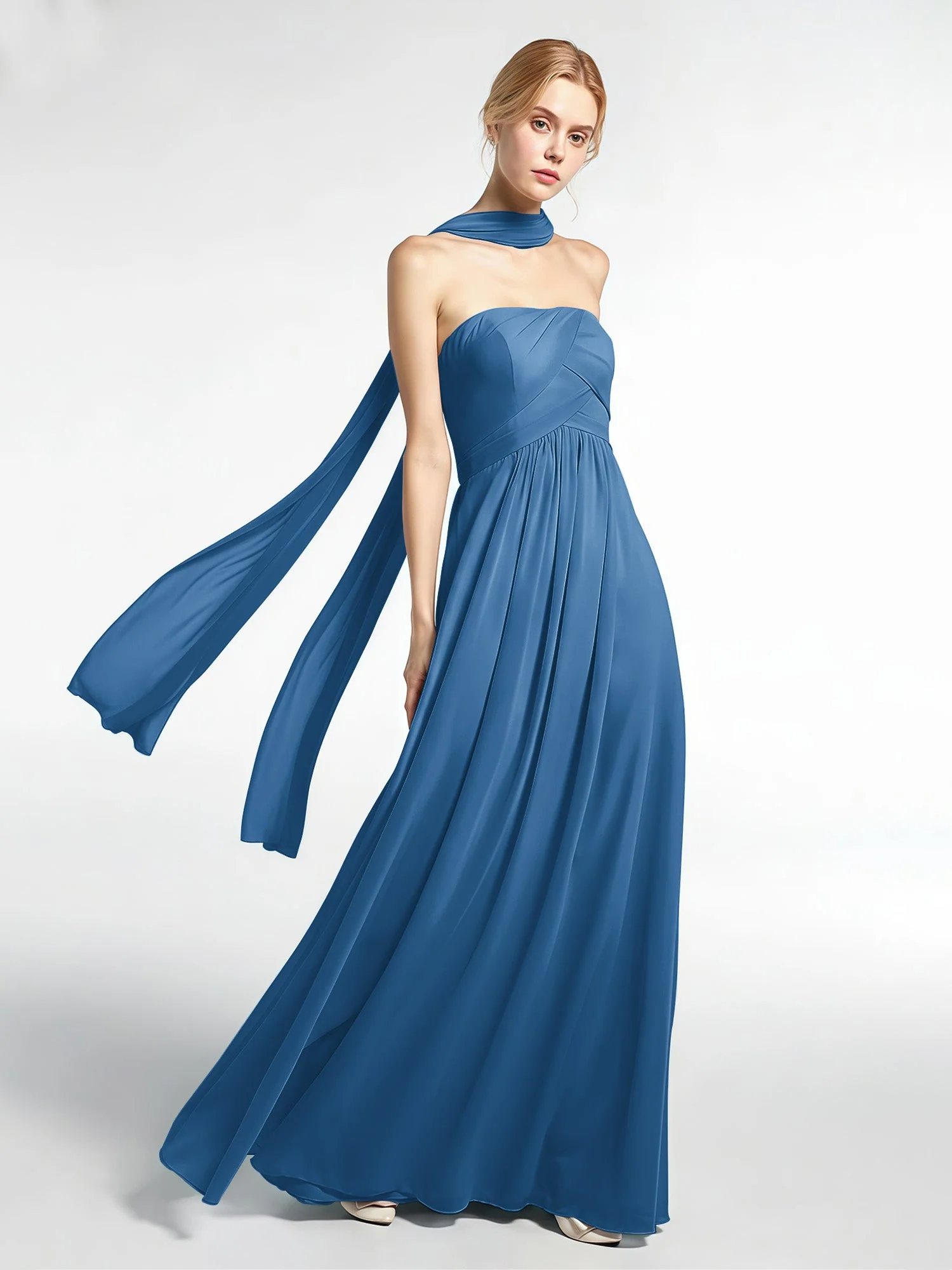Babaroni Chiffon-Schal mit Seiden-Haptik - Image 61