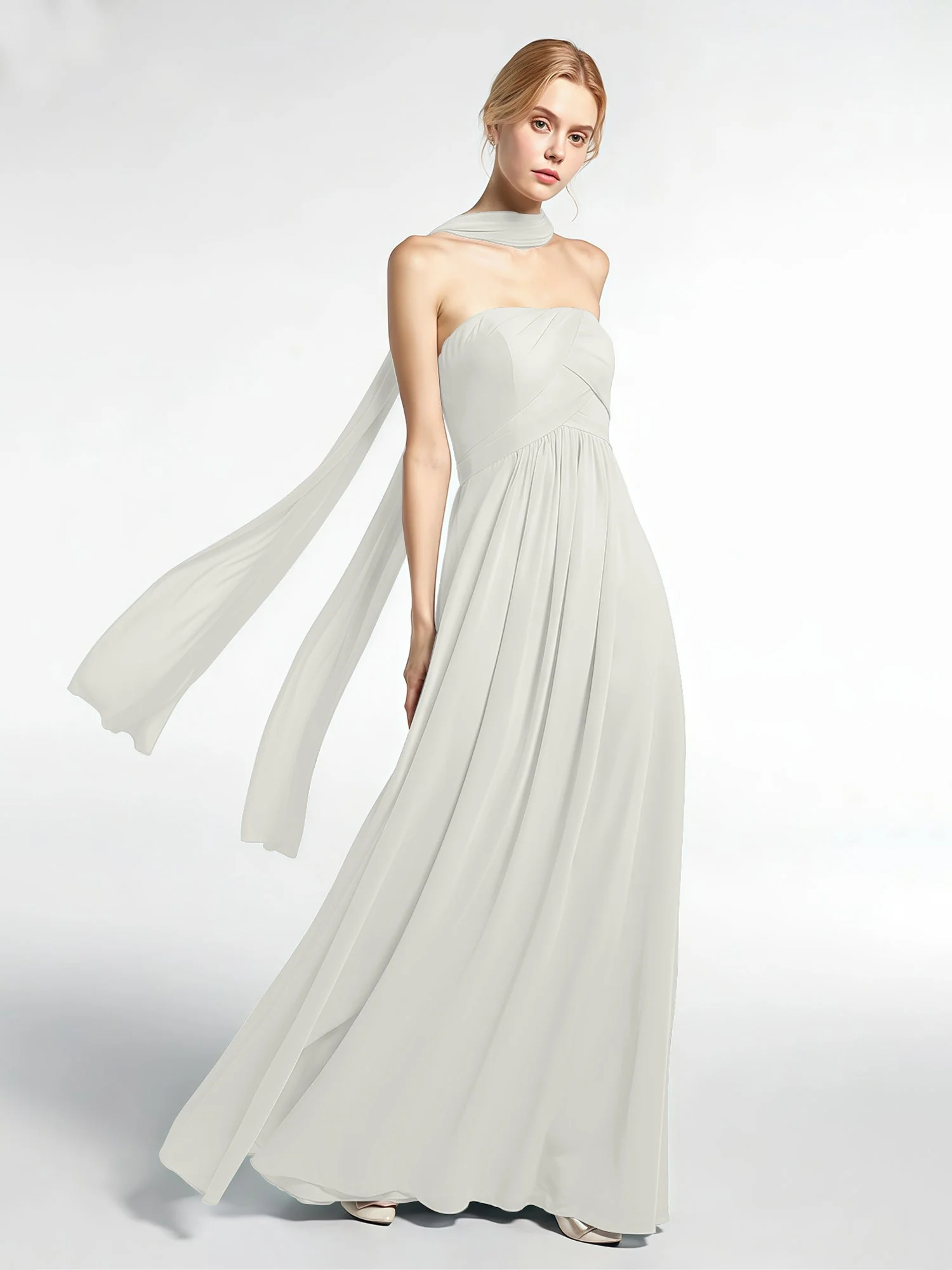 Babaroni Chiffon-Schal mit Seiden-Haptik - Image 63