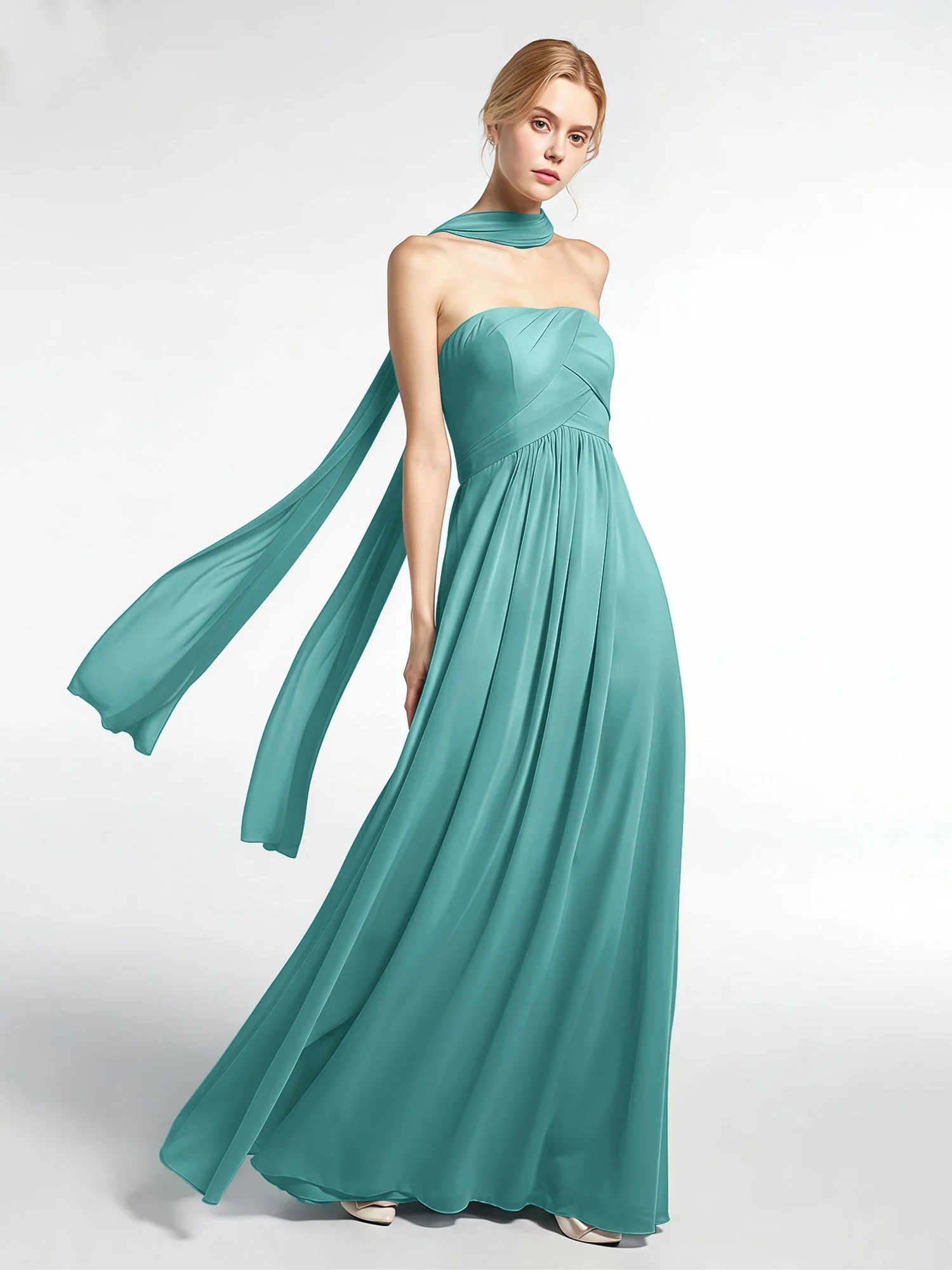 Babaroni Chiffon-Schal mit Seiden-Haptik - Image 65