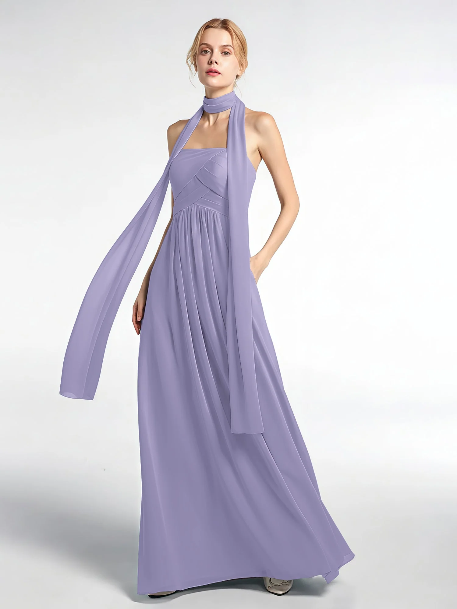 Babaroni Chiffon-Schal mit Seiden-Haptik - Image 68