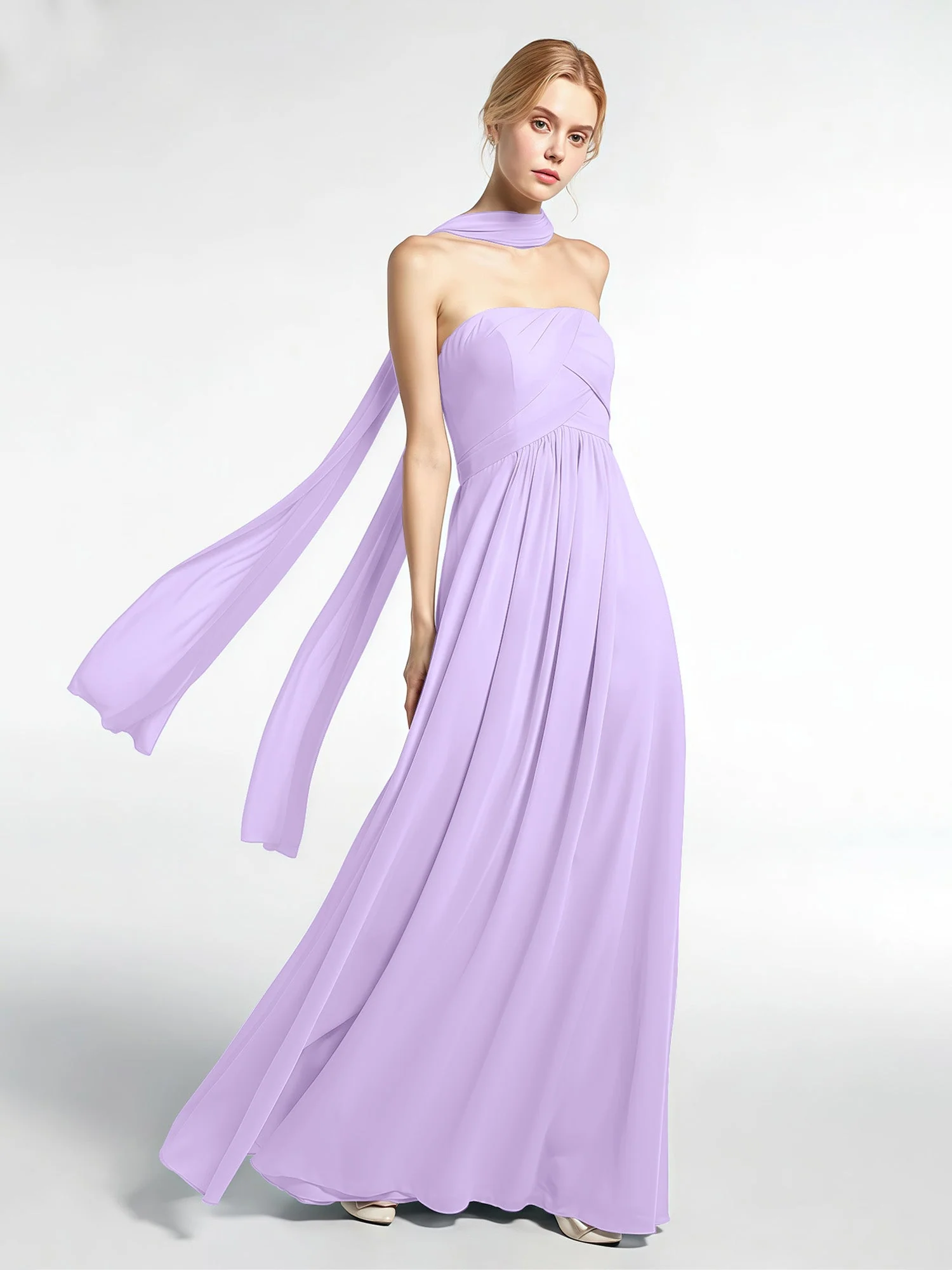 Babaroni Chiffon-Schal mit Seiden-Haptik - Image 71
