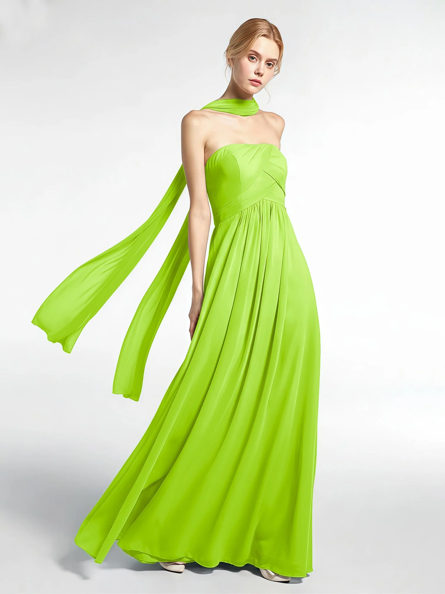 Babaroni Chiffon-Schal mit Seiden-Haptik - Image 73