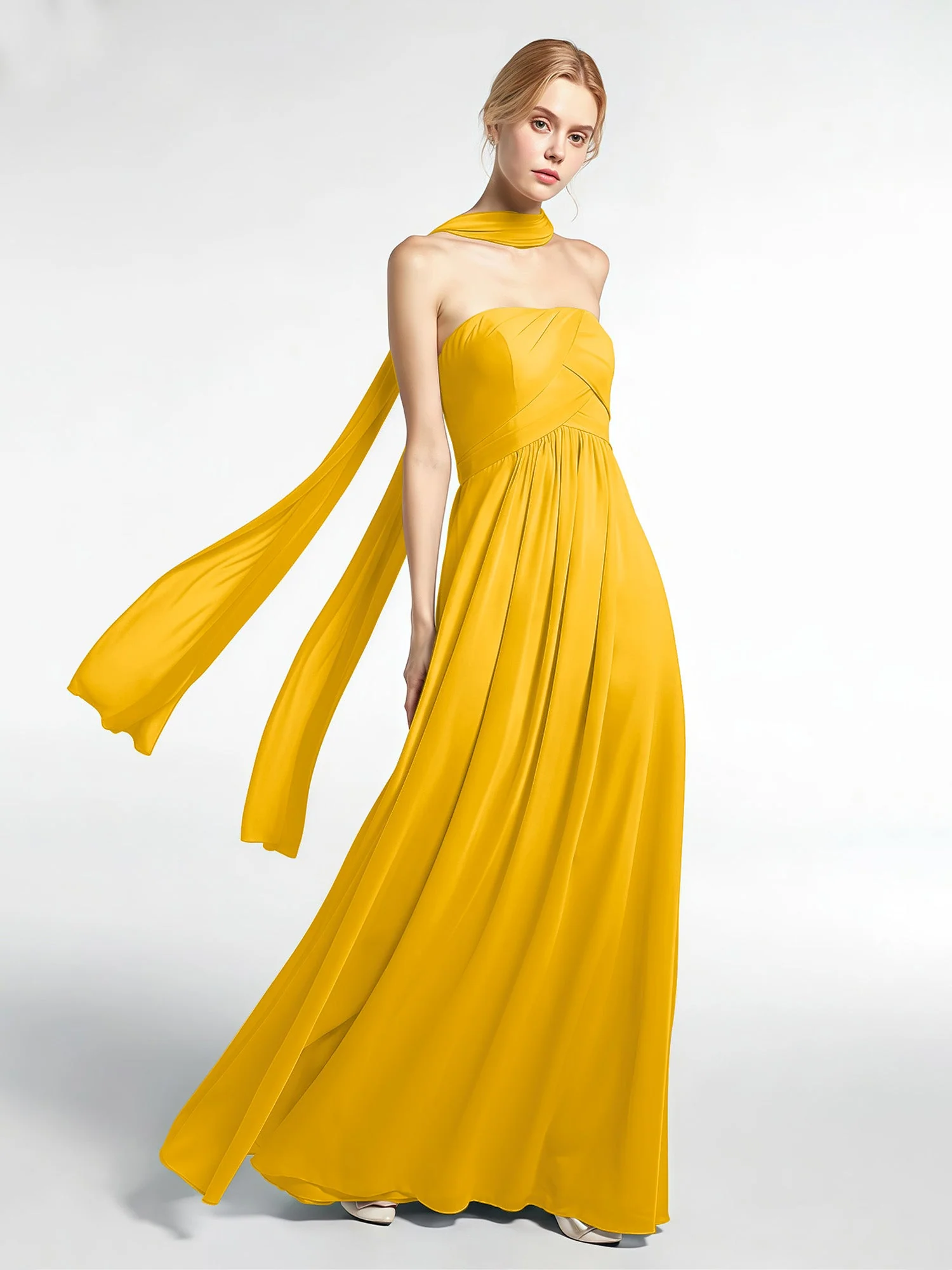 Babaroni Chiffon-Schal mit Seiden-Haptik - Image 75