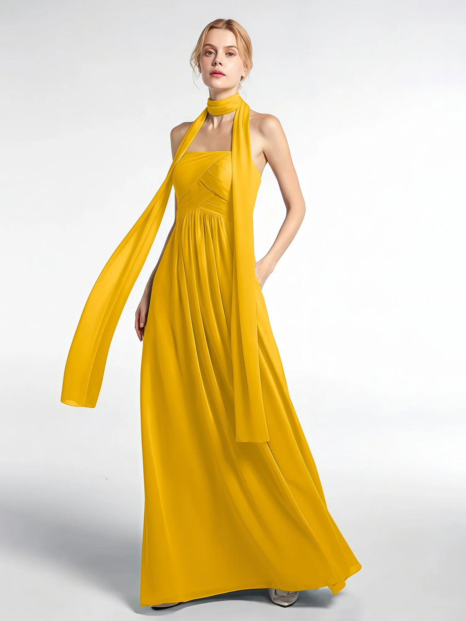 Babaroni Chiffon-Schal mit Seiden-Haptik - Image 76