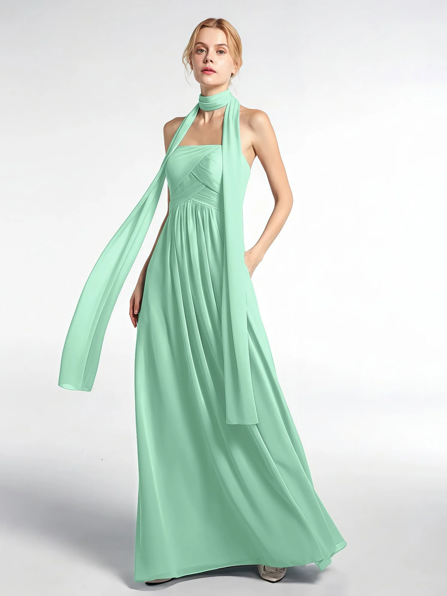 Babaroni Chiffon-Schal mit Seiden-Haptik - Image 78