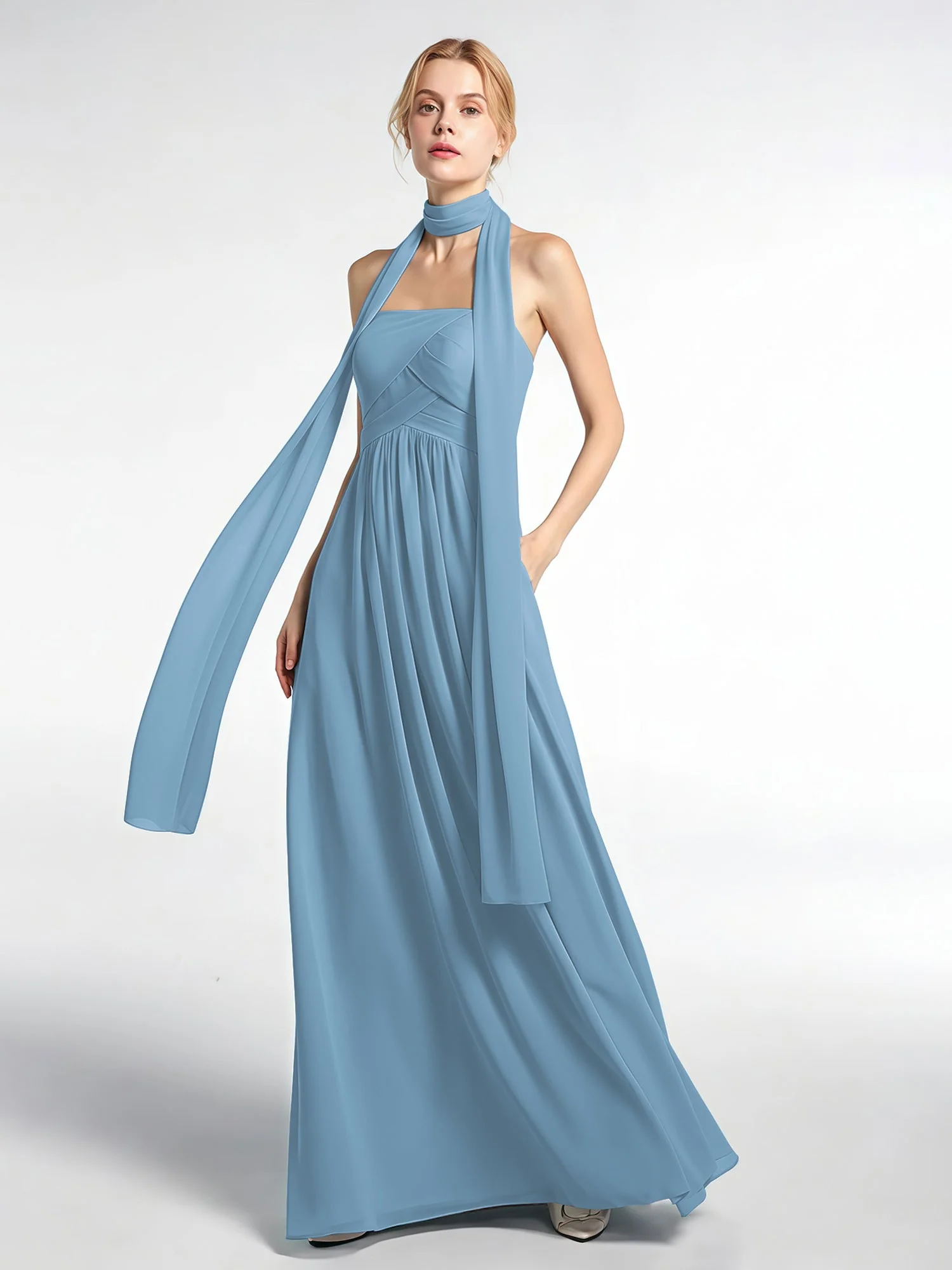 Babaroni Chiffon-Schal mit Seiden-Haptik - Image 8