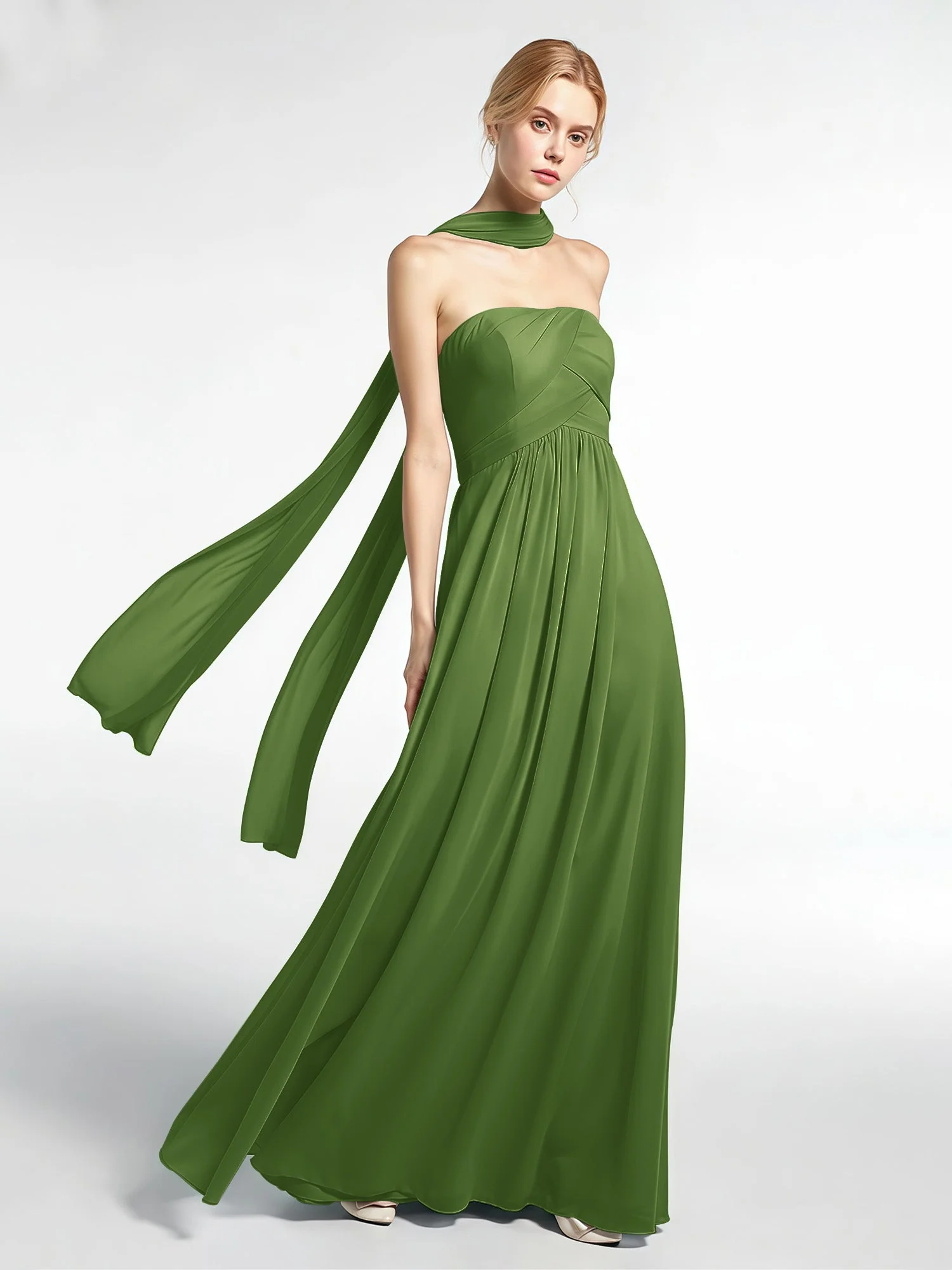 Babaroni Chiffon-Schal mit Seiden-Haptik - Image 81