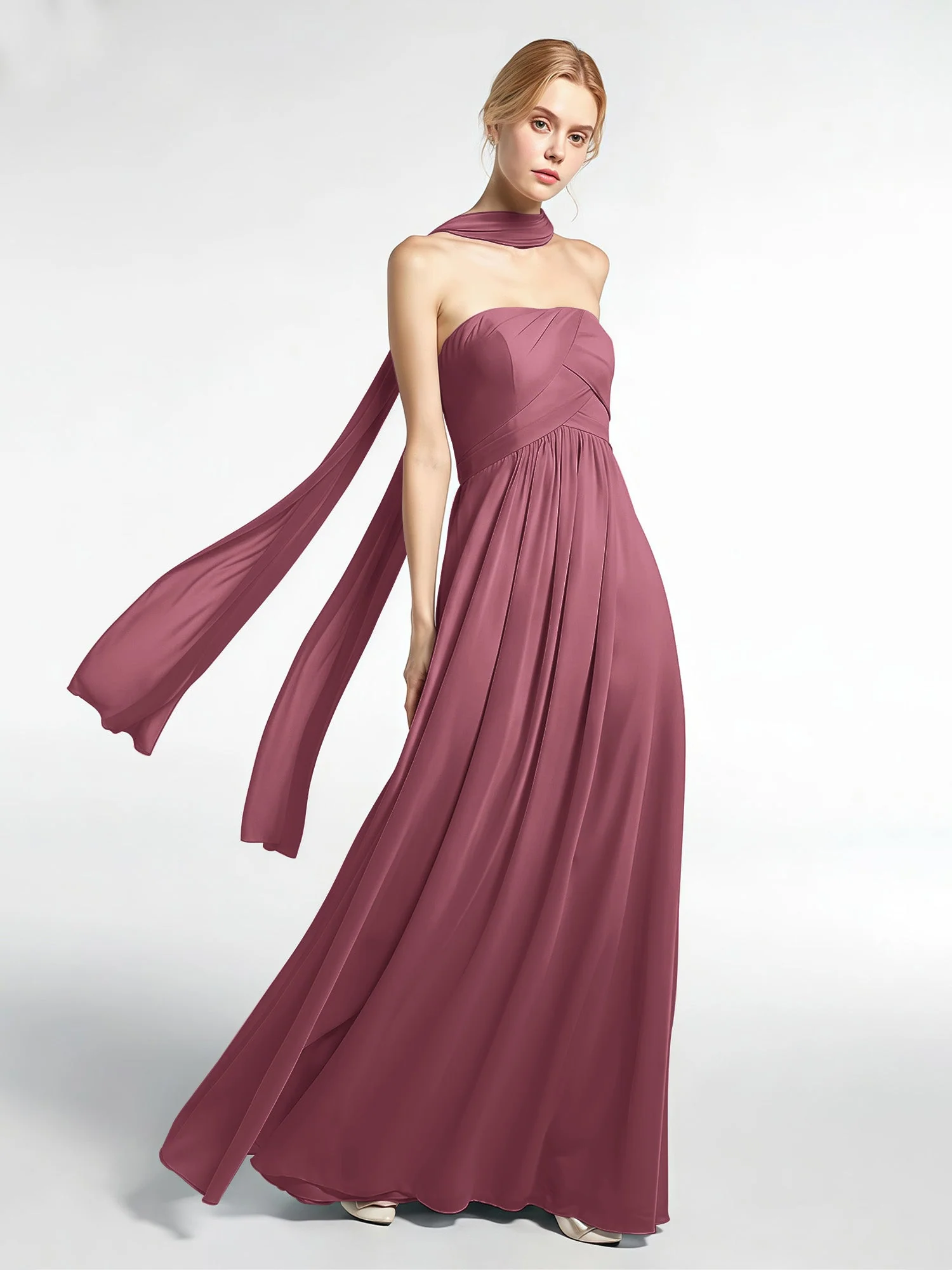 Babaroni Chiffon-Schal mit Seiden-Haptik - Image 83