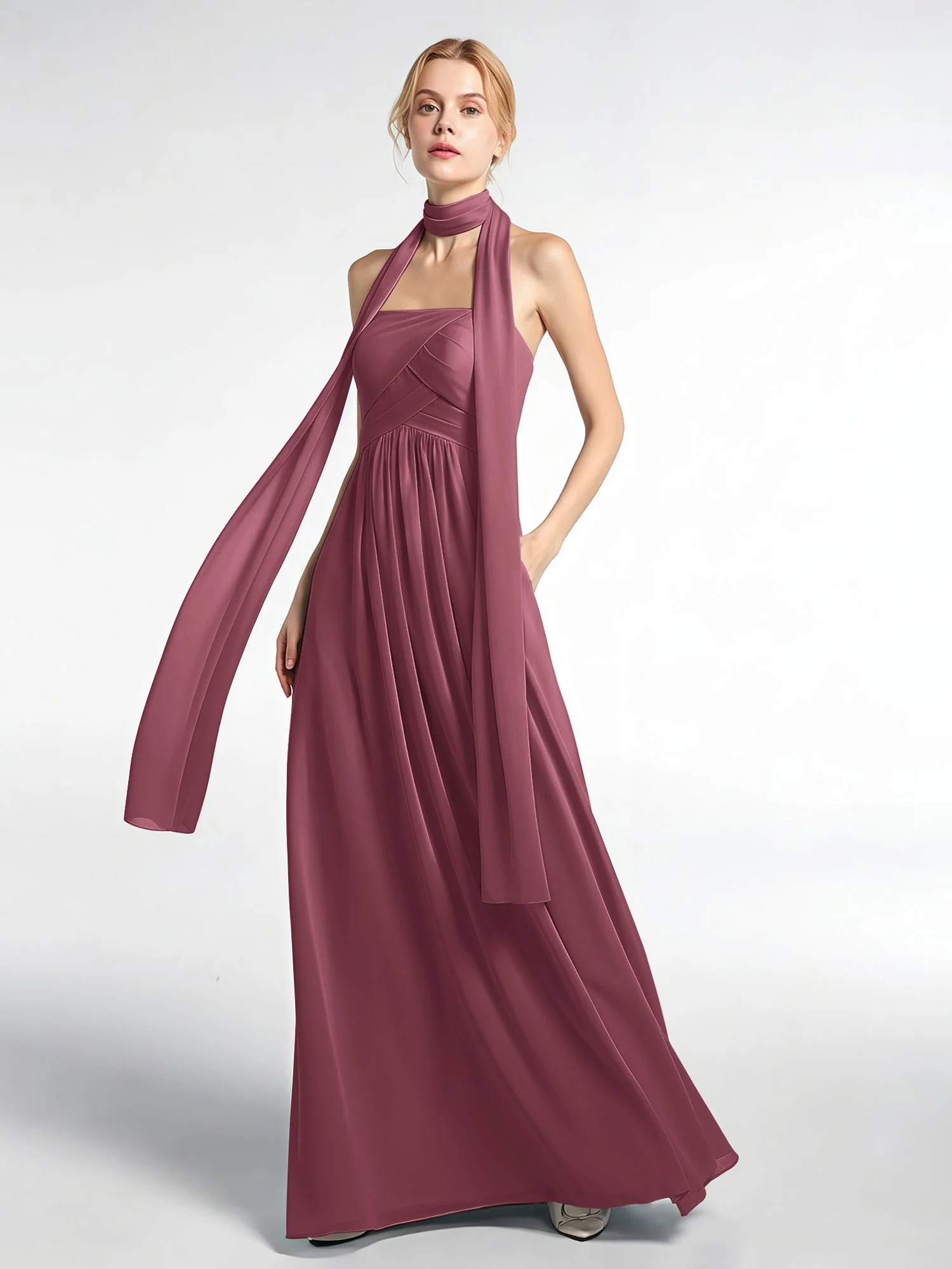 Babaroni Chiffon-Schal mit Seiden-Haptik - Image 84