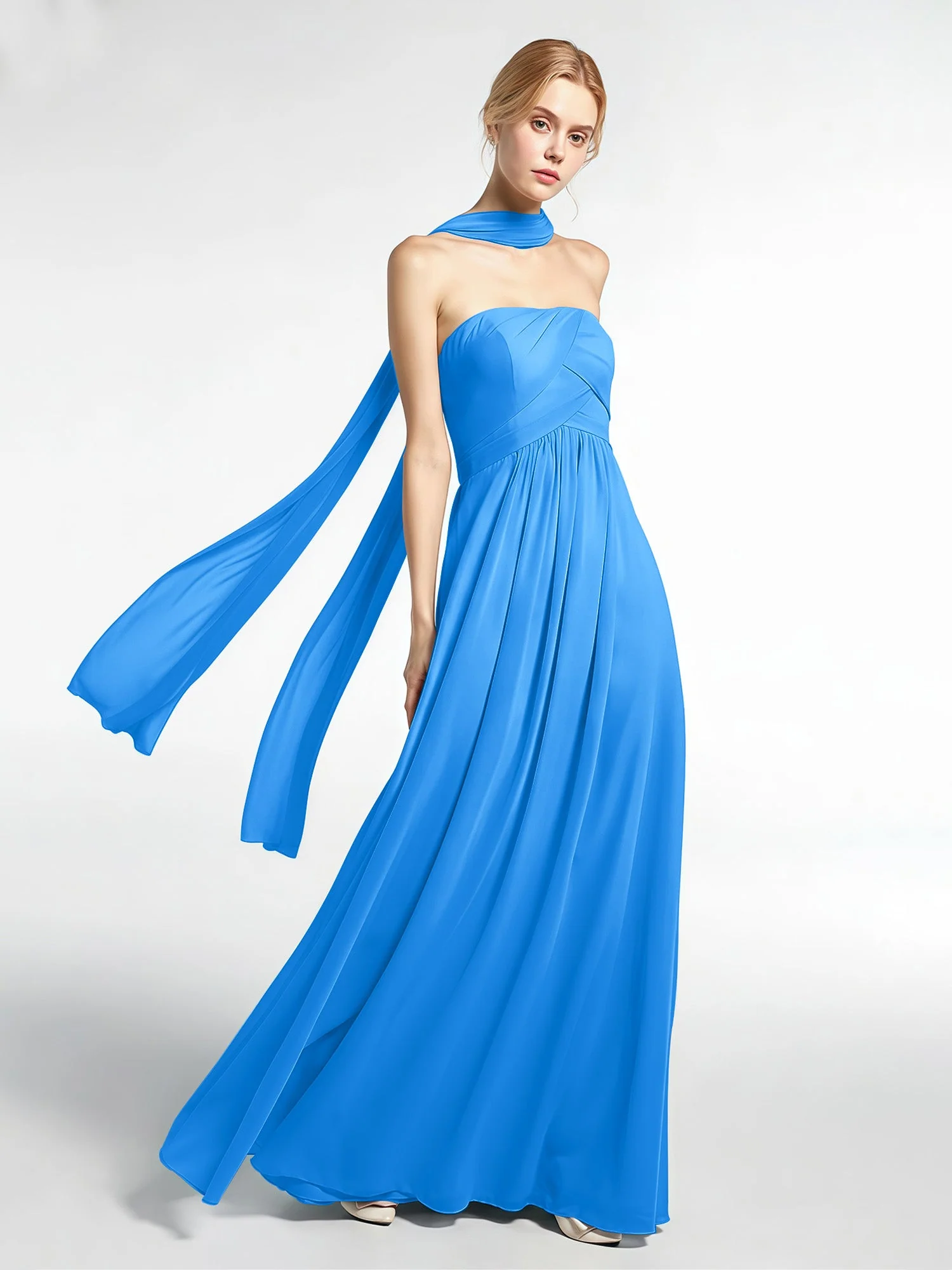 Babaroni Chiffon-Schal mit Seiden-Haptik - Image 85