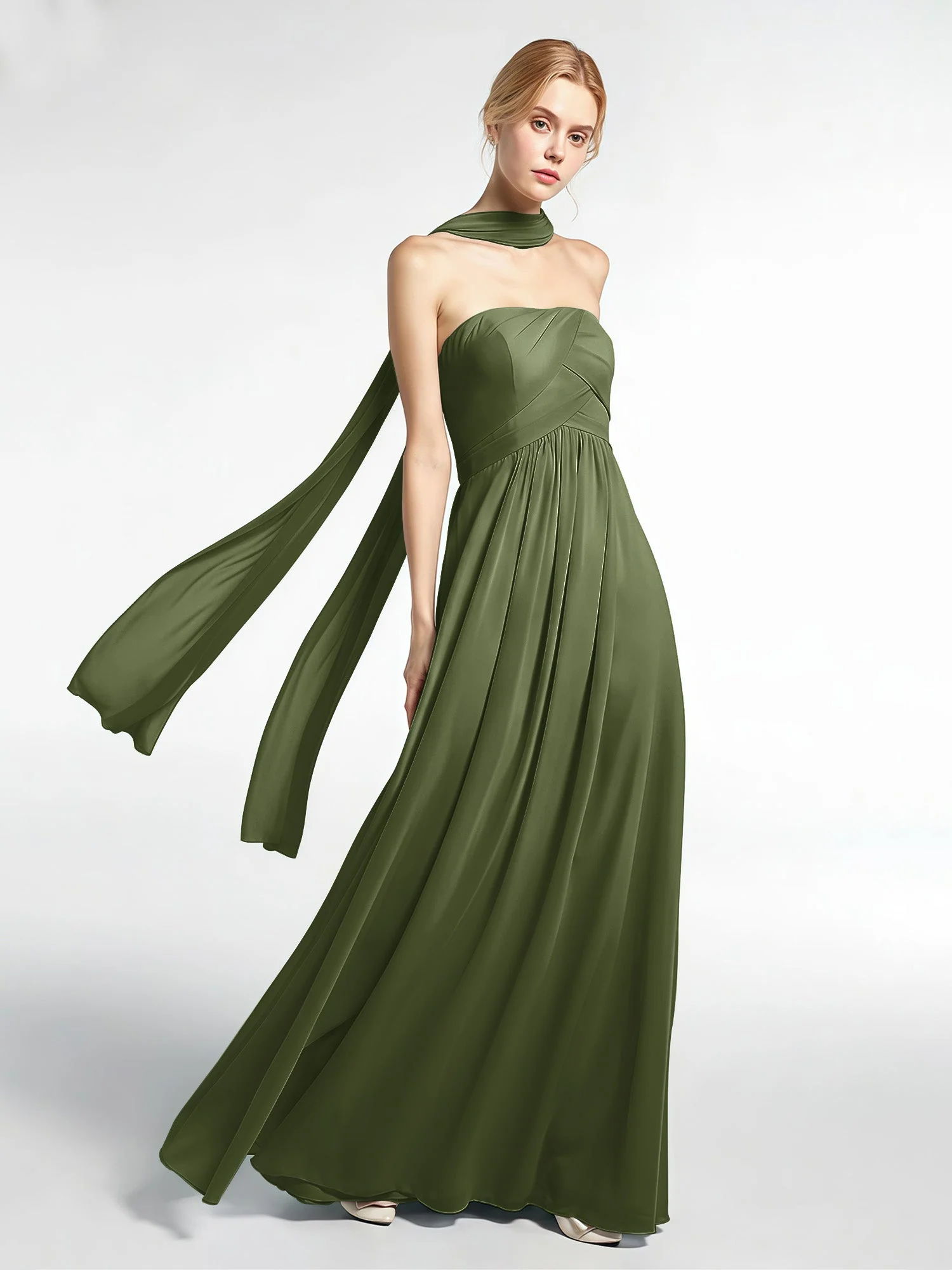 Babaroni Chiffon-Schal mit Seiden-Haptik - Image 87