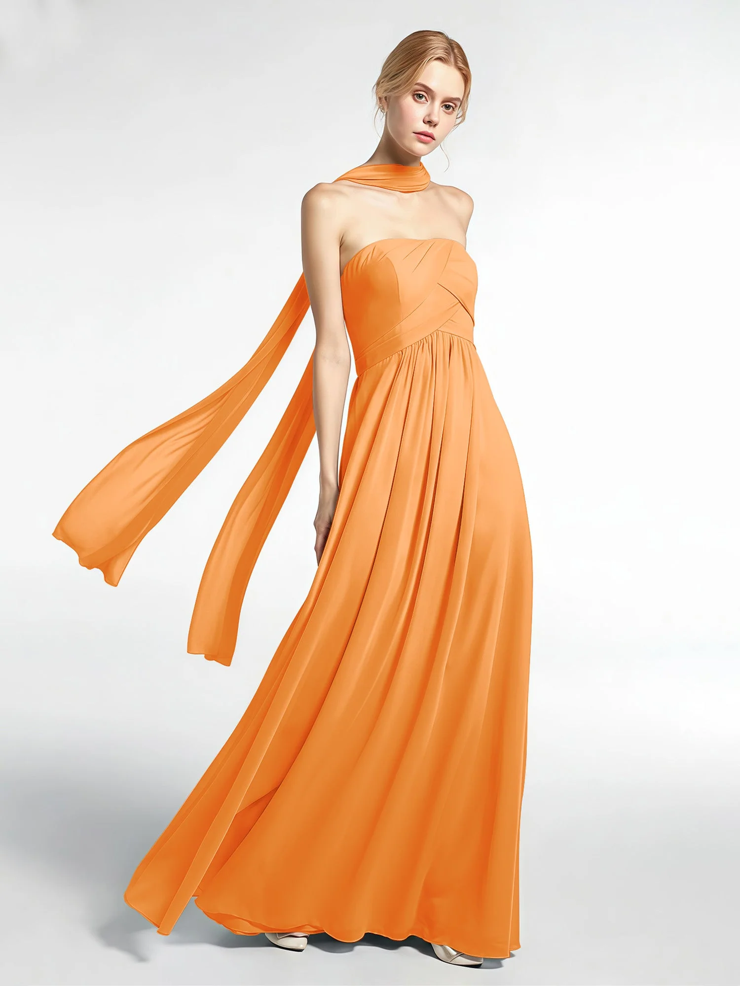 Babaroni Chiffon-Schal mit Seiden-Haptik - Image 89