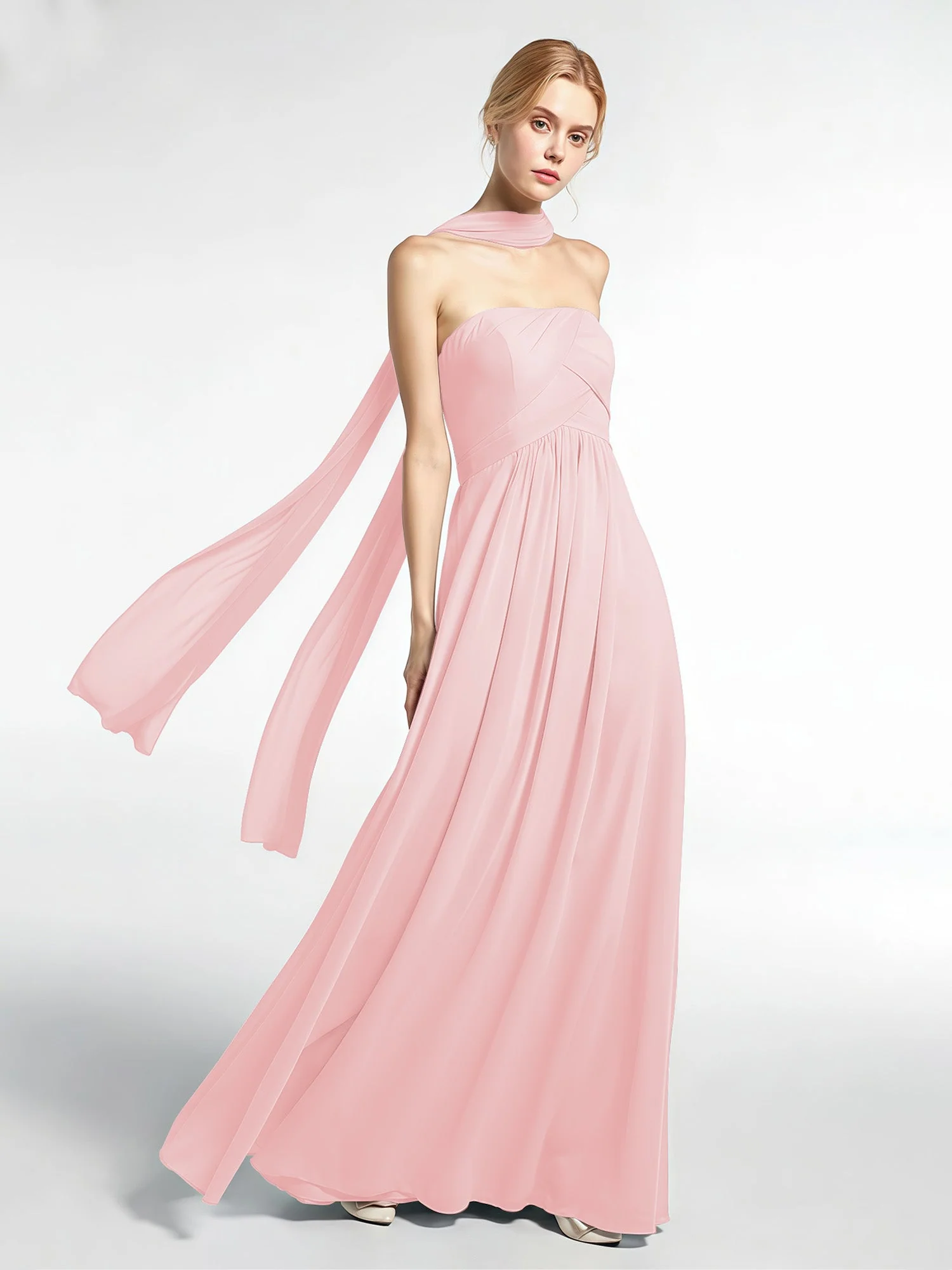 Babaroni Chiffon-Schal mit Seiden-Haptik - Image 9