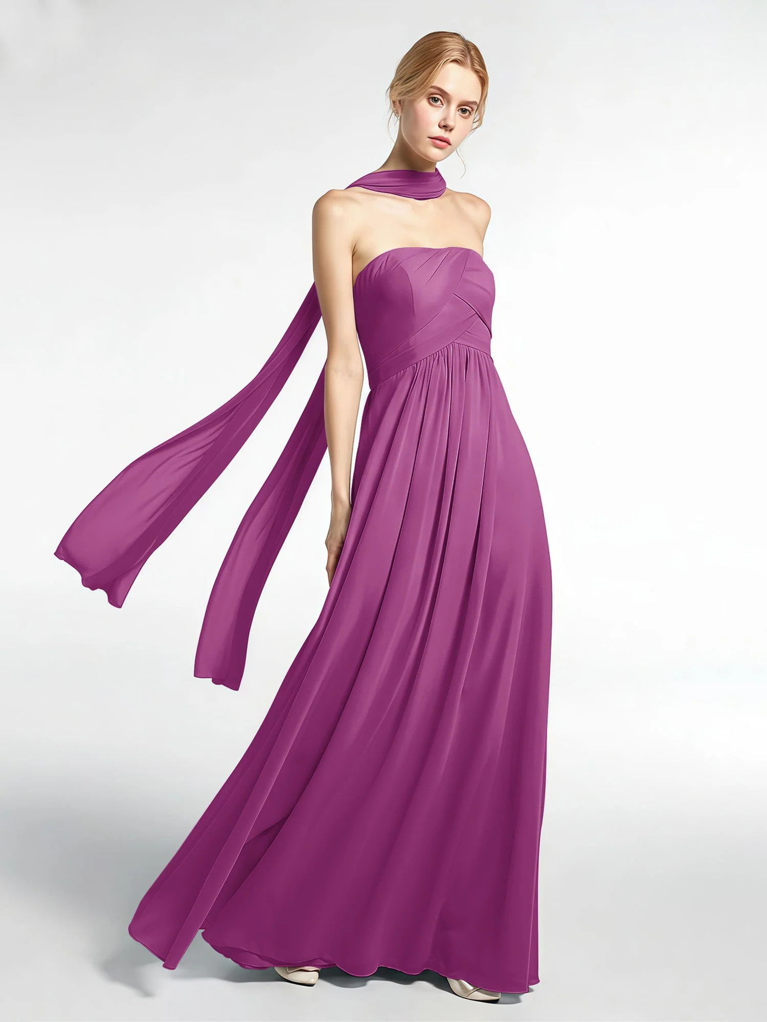 Babaroni Chiffon-Schal mit Seiden-Haptik - Image 91