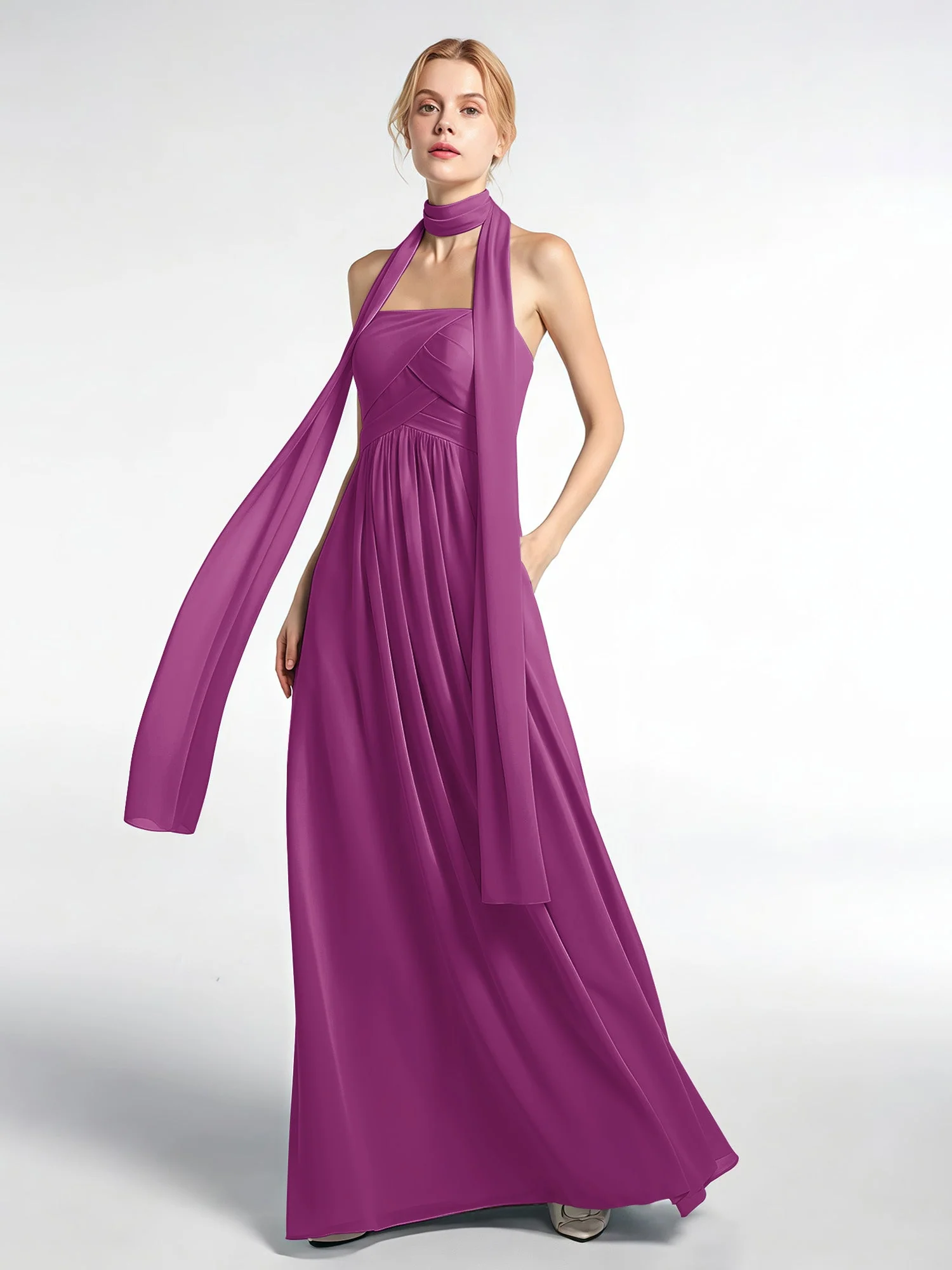 Babaroni Chiffon-Schal mit Seiden-Haptik - Image 92