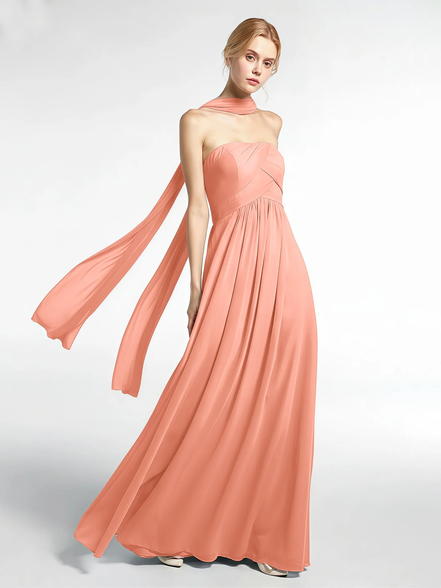 Babaroni Chiffon-Schal mit Seiden-Haptik - Image 93