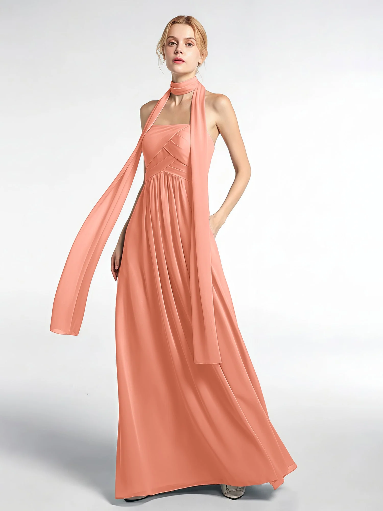 Babaroni Chiffon-Schal mit Seiden-Haptik - Image 94