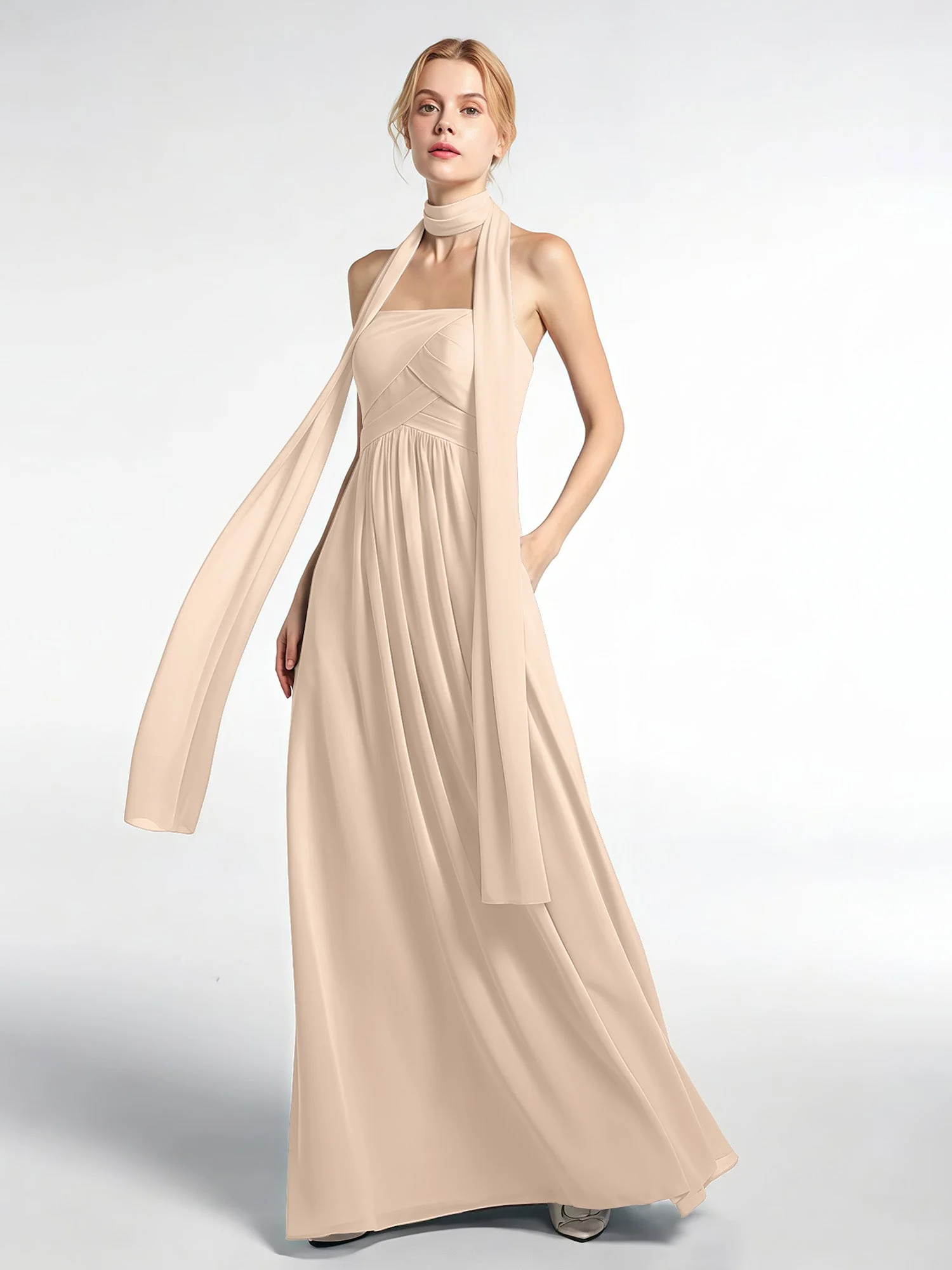 Babaroni Chiffon-Schal mit Seiden-Haptik - Image 96