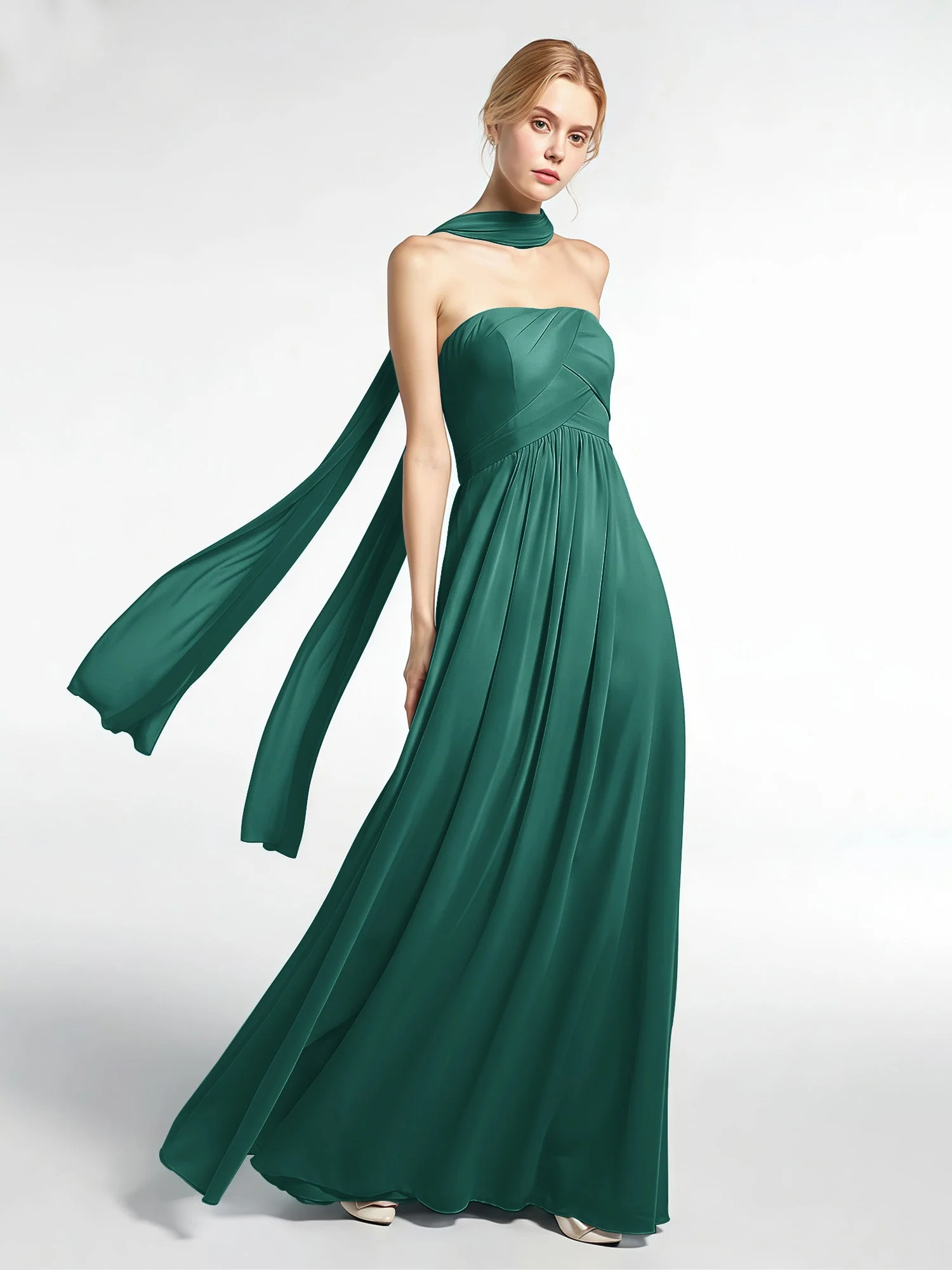 Babaroni Chiffon-Schal mit Seiden-Haptik - Image 97
