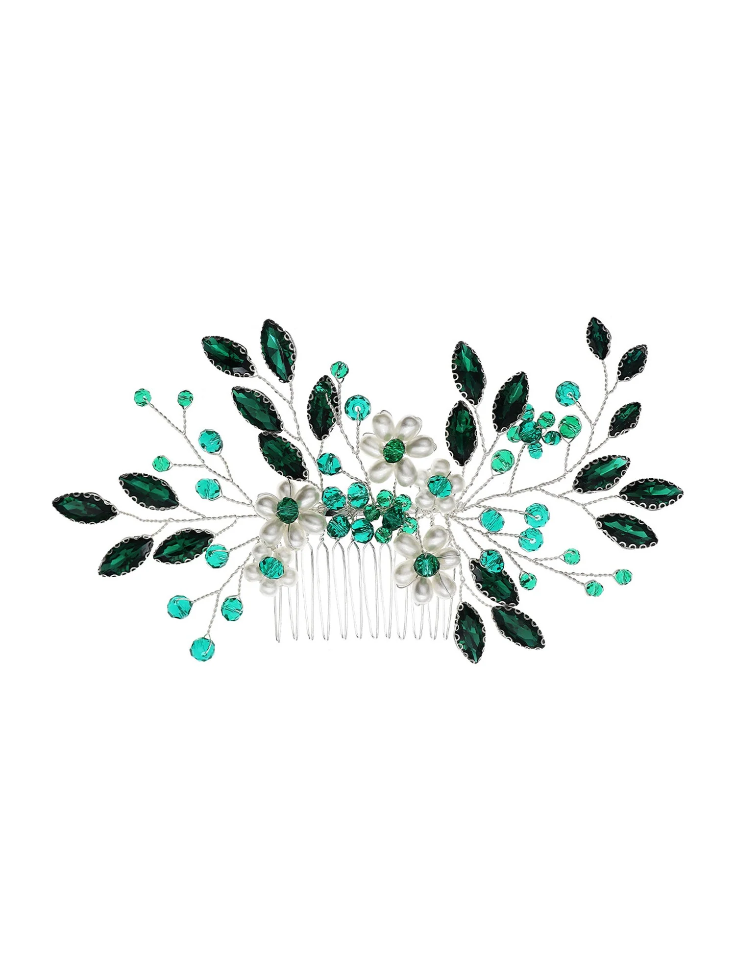 Blumen Haarkamm Für Den Ball Mit Synthetischen Edelsteinen - Image 12