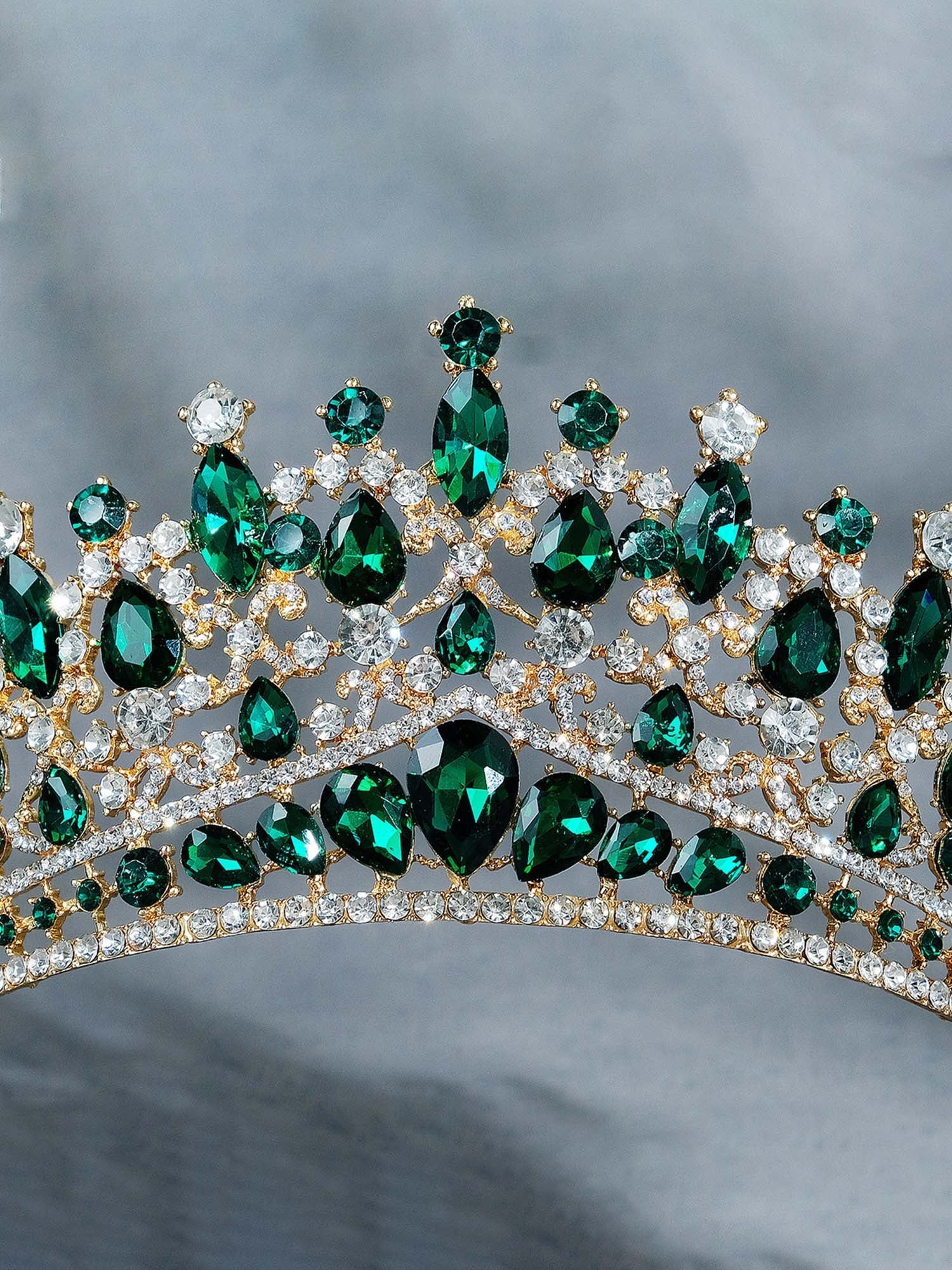 Haarschmuck Alloy Strass Kronen - Image 9