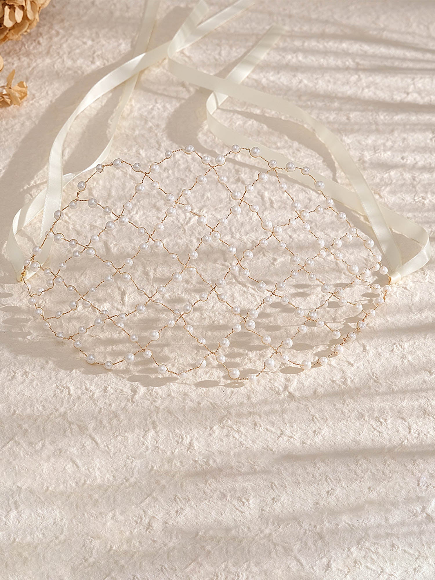 Handgefertigtes Perlen-Stirnband mit Mesh - Image 4