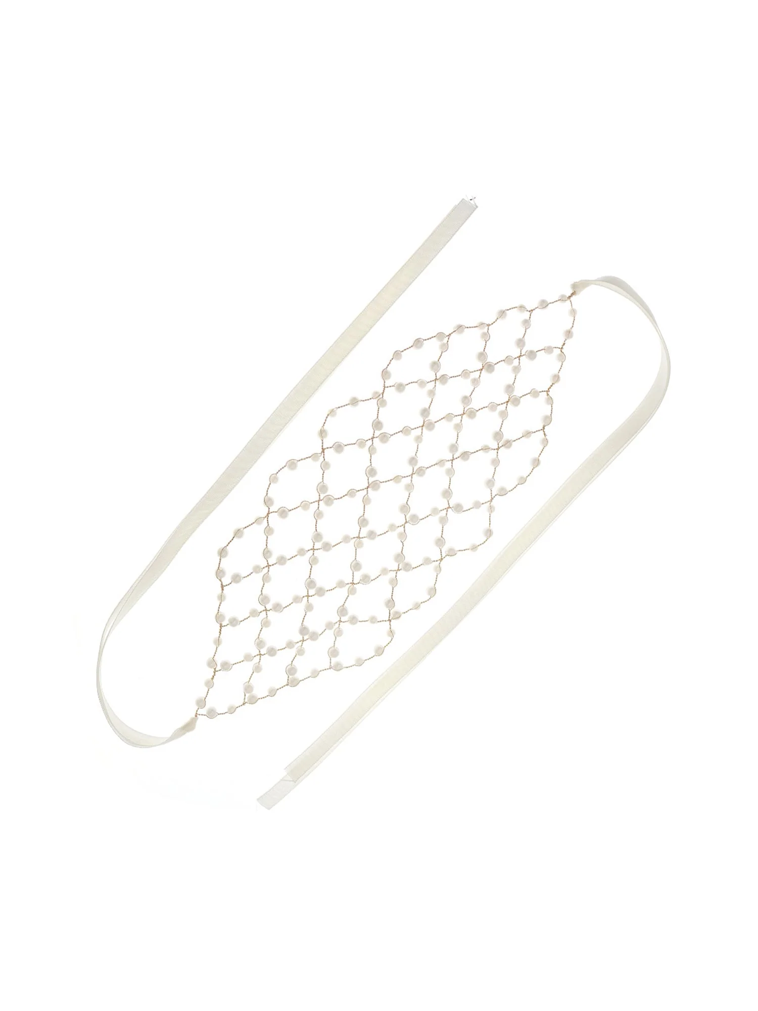 Handgefertigtes Perlen-Stirnband mit Mesh - Image 6
