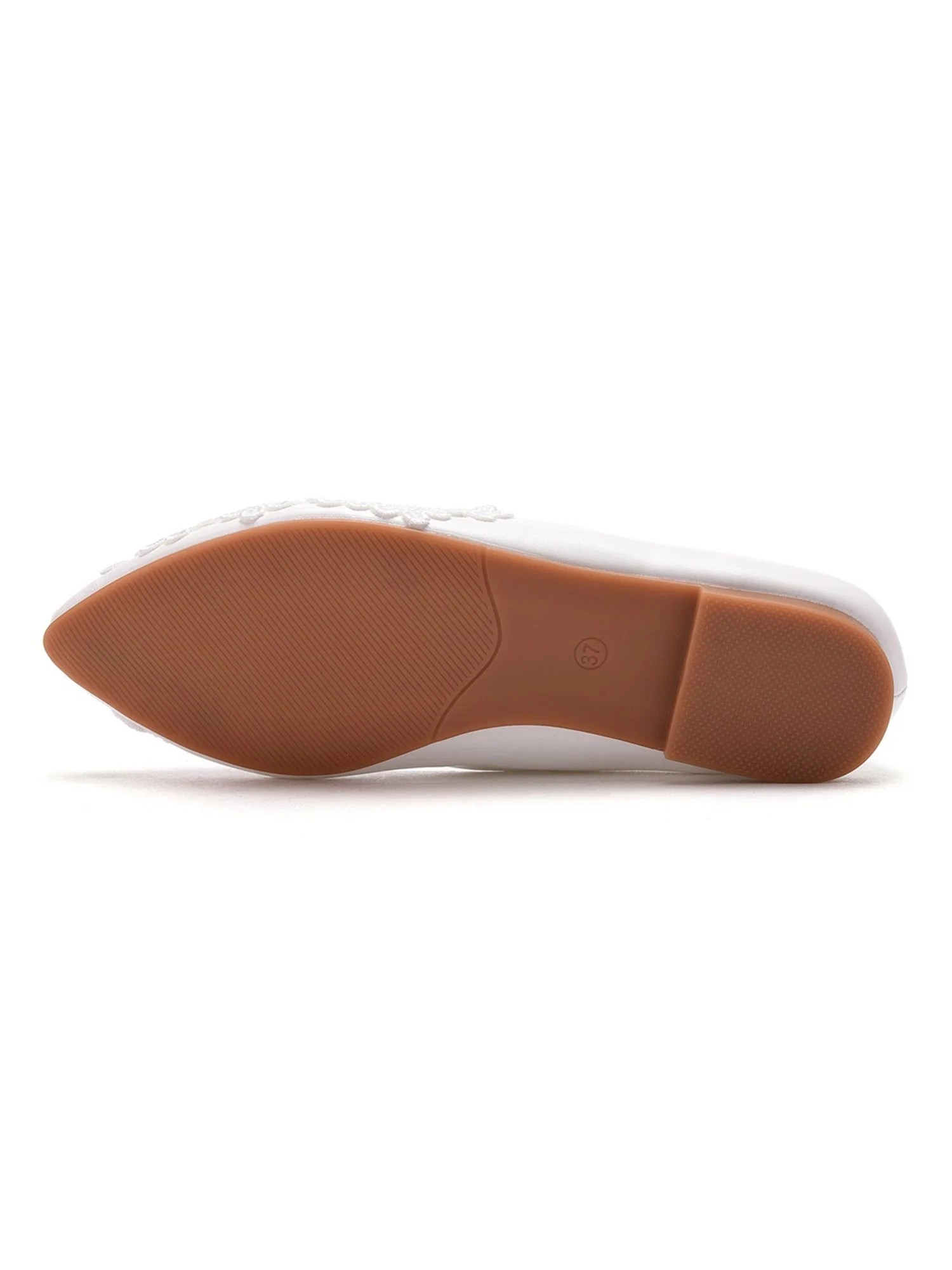 Hochzeits-Sneaker mit flachem Absatz und spitzer Spitze Brautschuhe - Image 6