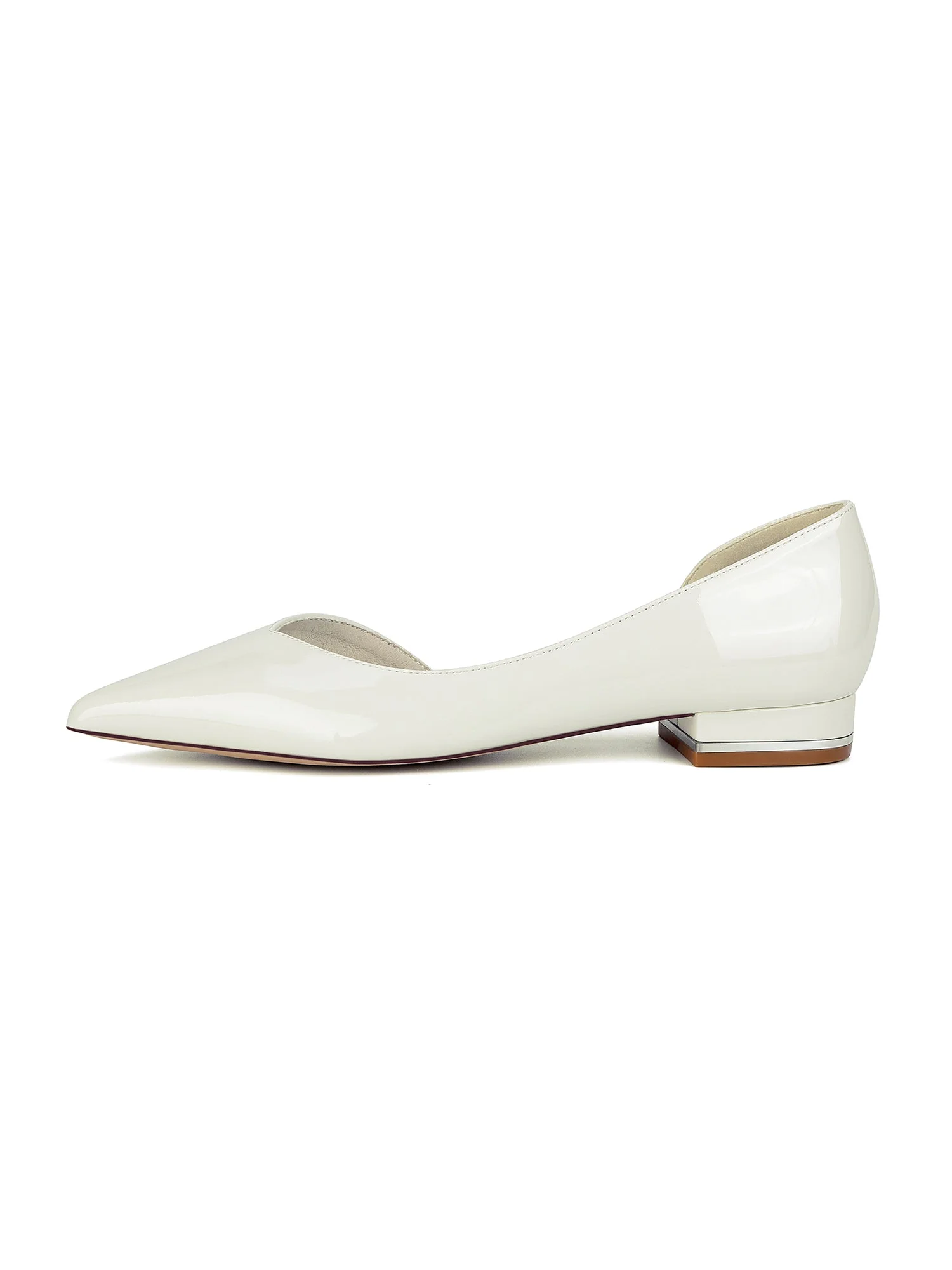 Luxuriöse Lederpumps mit spitzer Kappe und Blockabsatz - Image 3