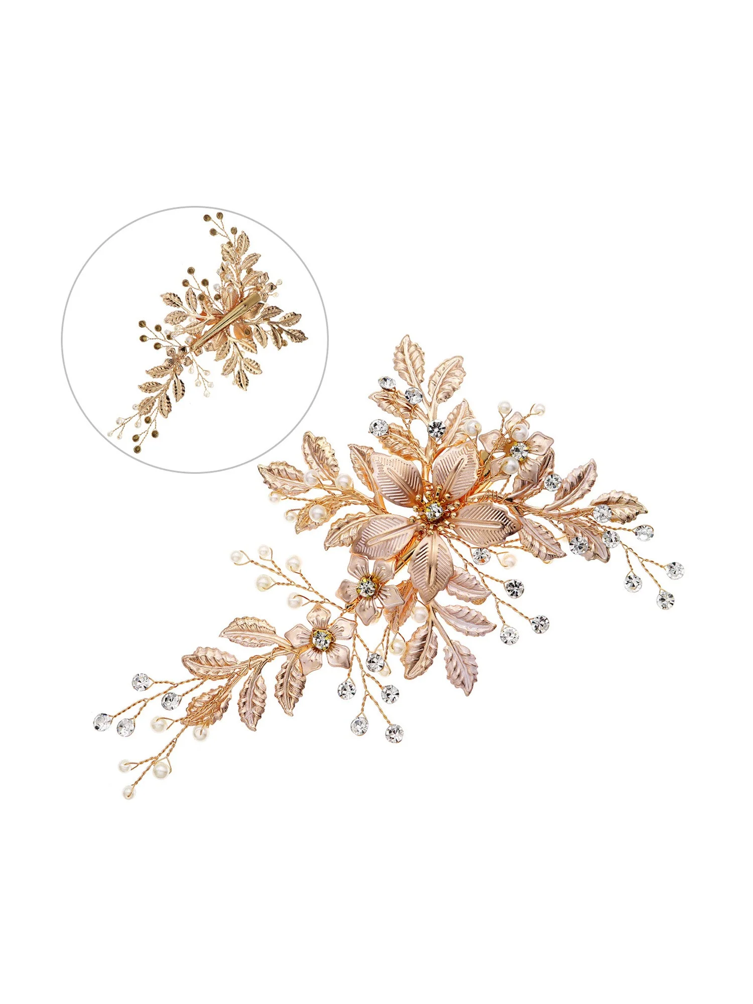 Luxus Schmuck Vielseitige Metall Blume Haarnadel - Image 10