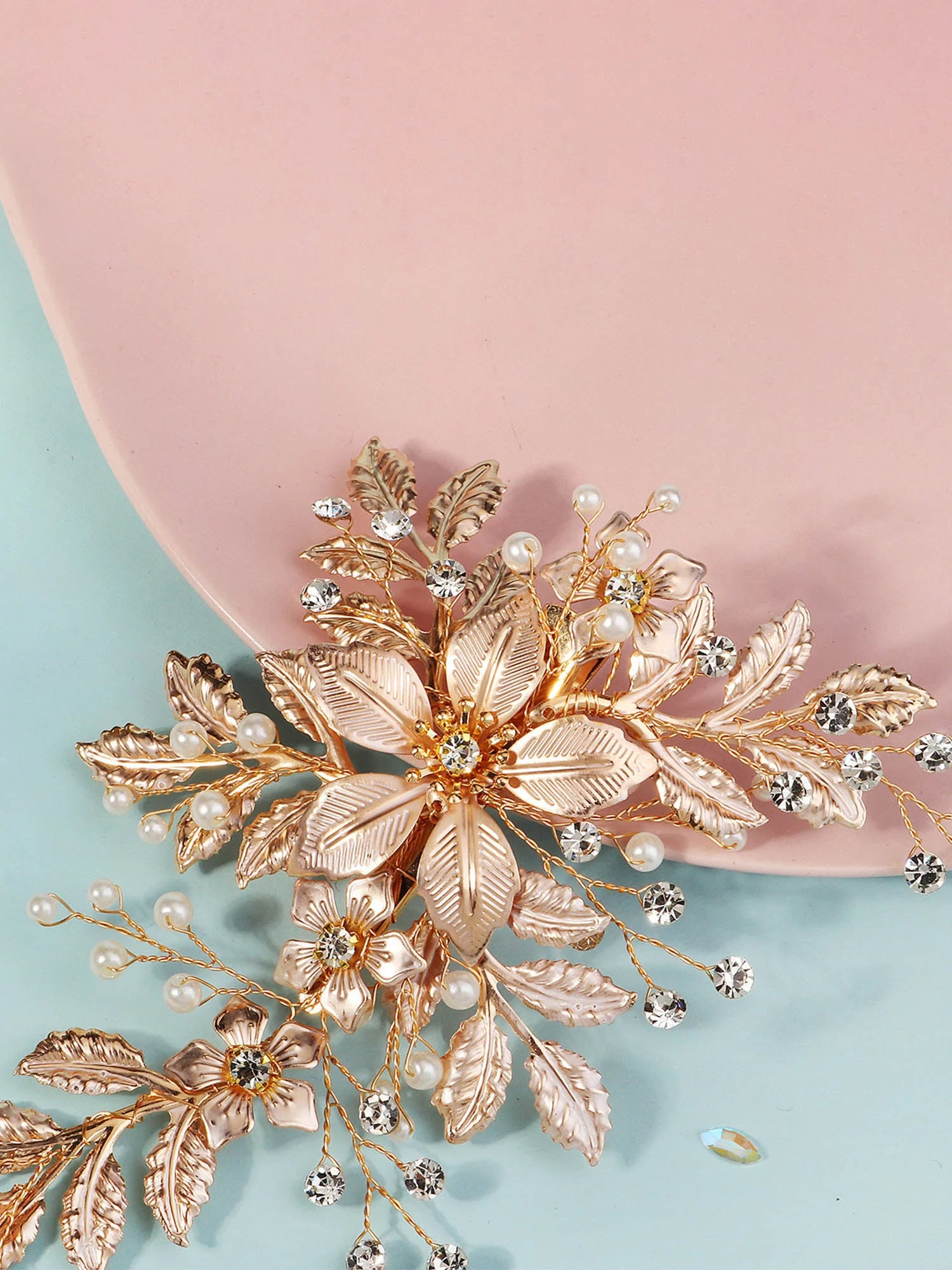 Luxus Schmuck Vielseitige Metall Blume Haarnadel - Image 2
