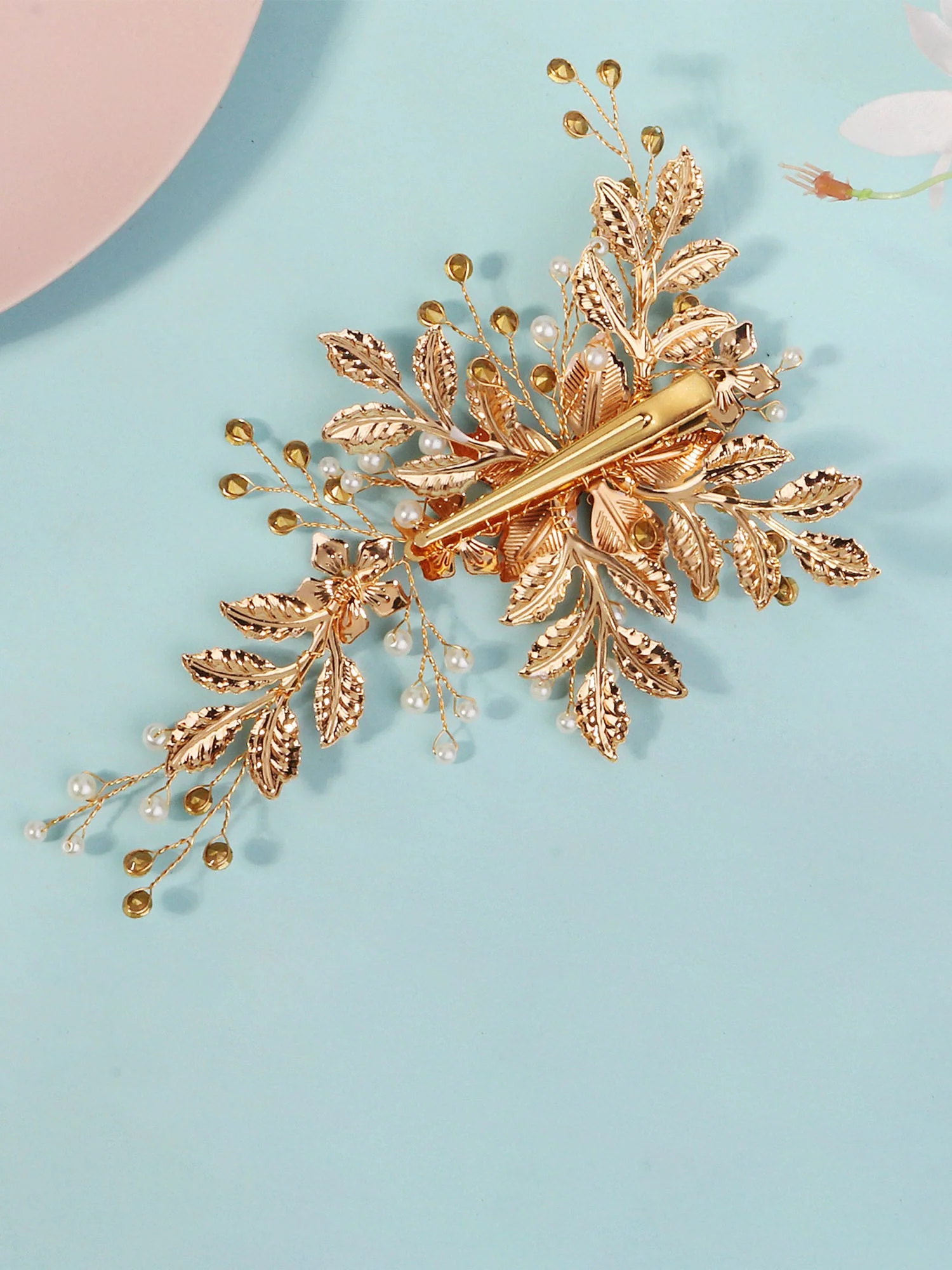 Luxus Schmuck Vielseitige Metall Blume Haarnadel - Image 3
