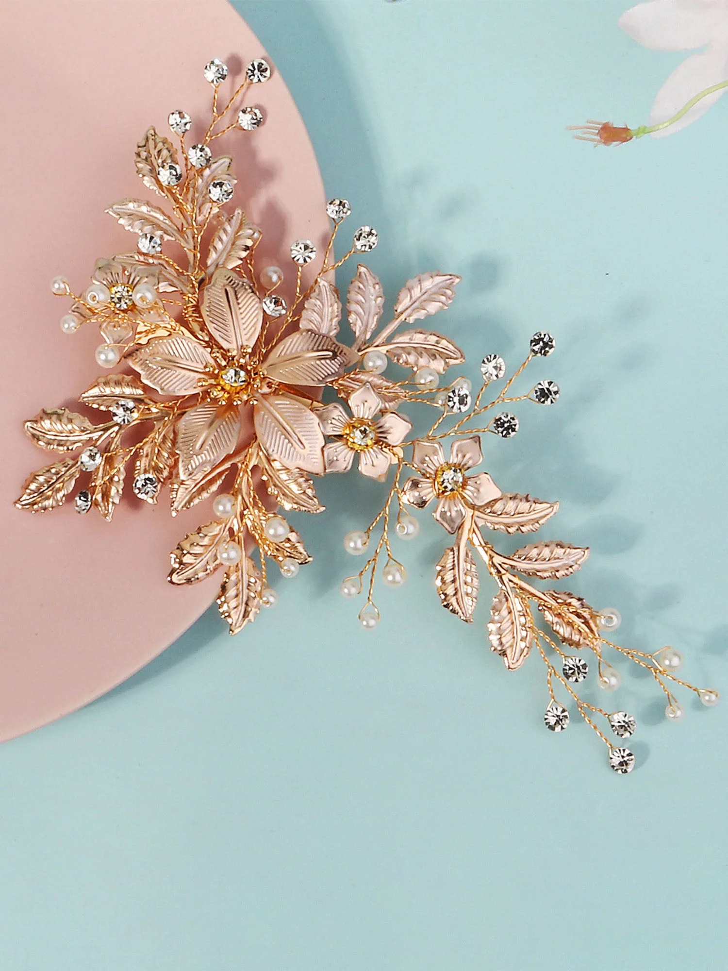 Luxus Schmuck Vielseitige Metall Blume Haarnadel - Image 7