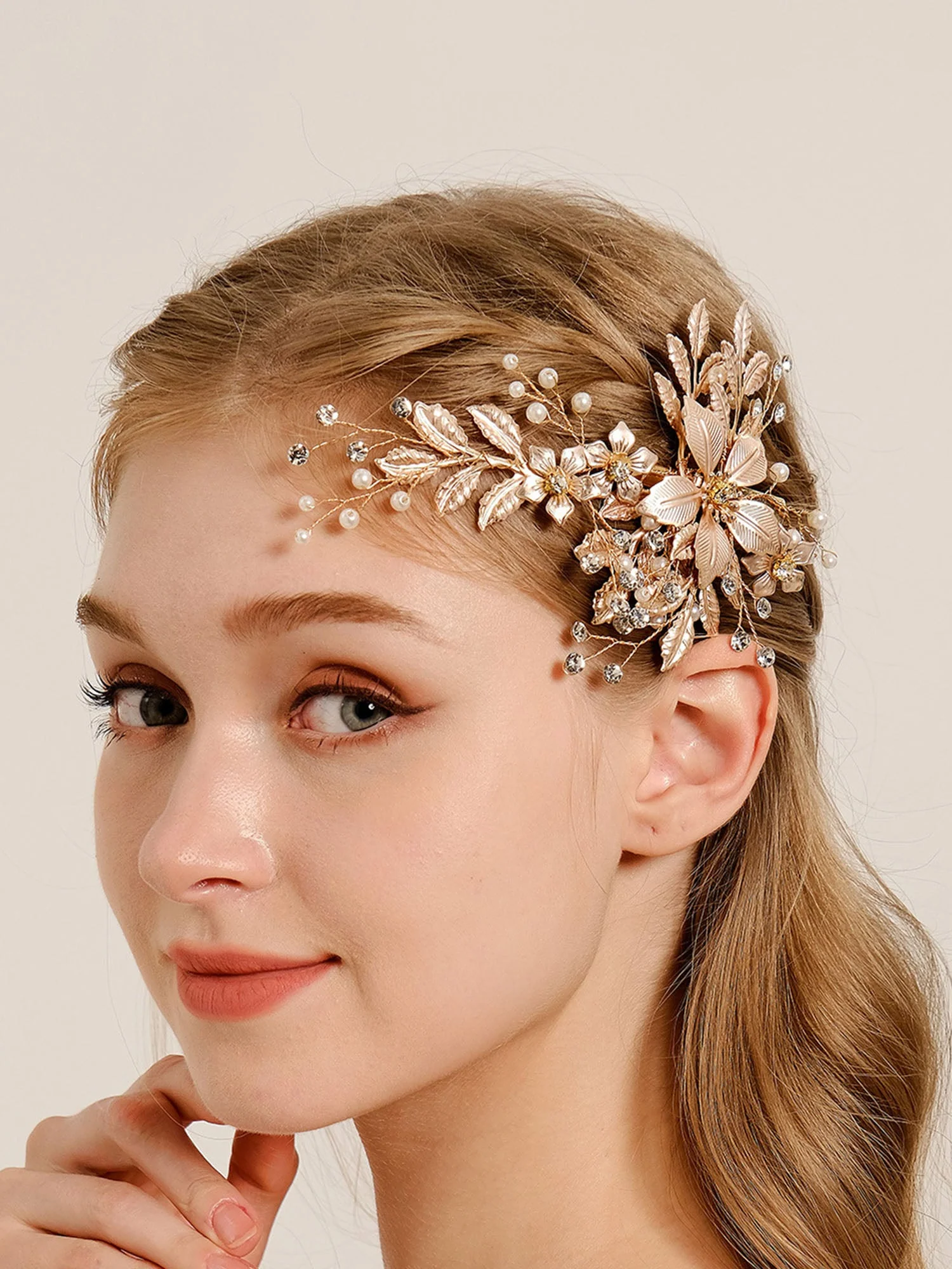 Luxus Schmuck Vielseitige Metall Blume Haarnadel - Image 8