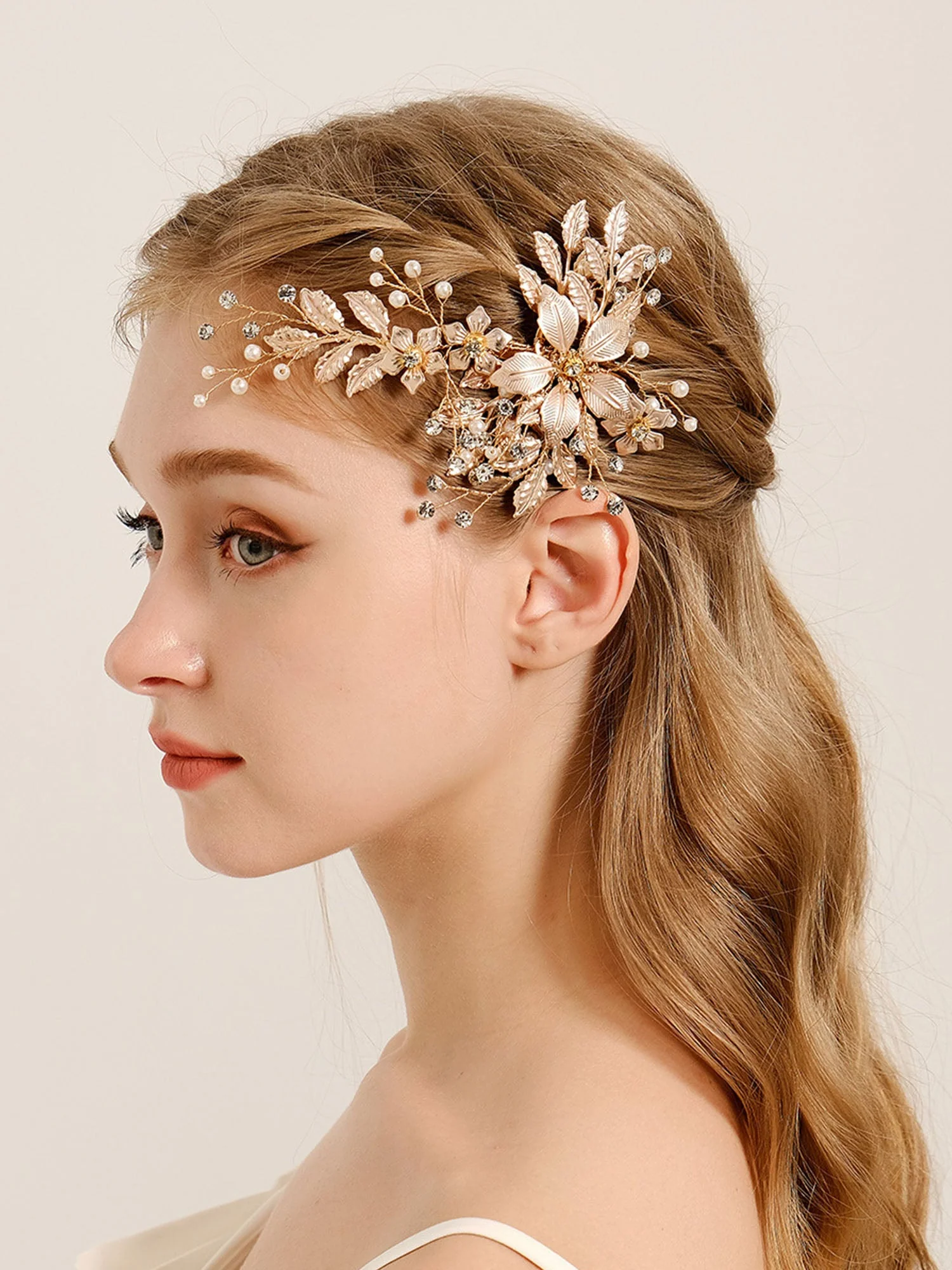 Luxus Schmuck Vielseitige Metall Blume Haarnadel - Image 9