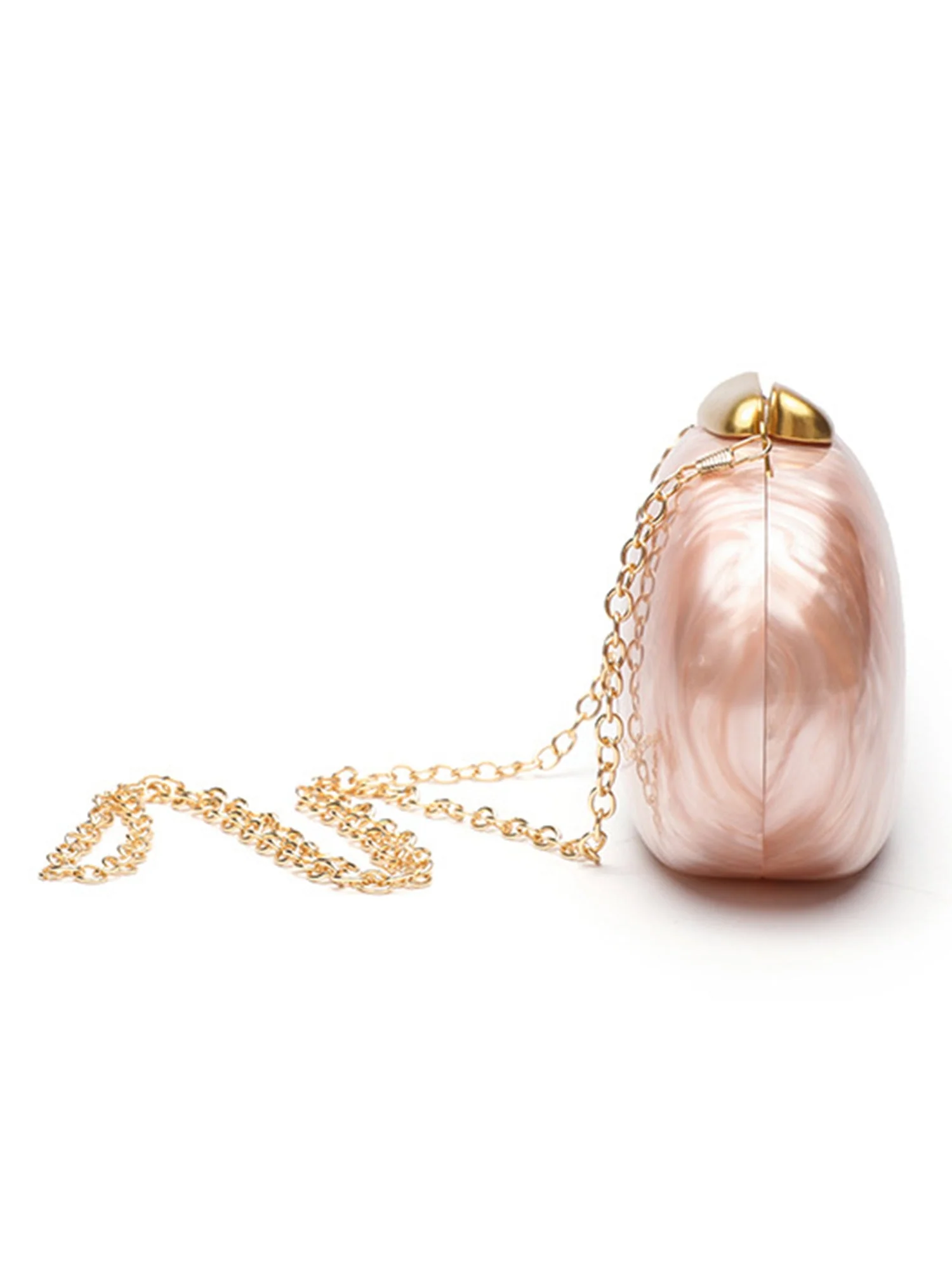 Perlmutt-Abendclutch in Muschelform - Image 3