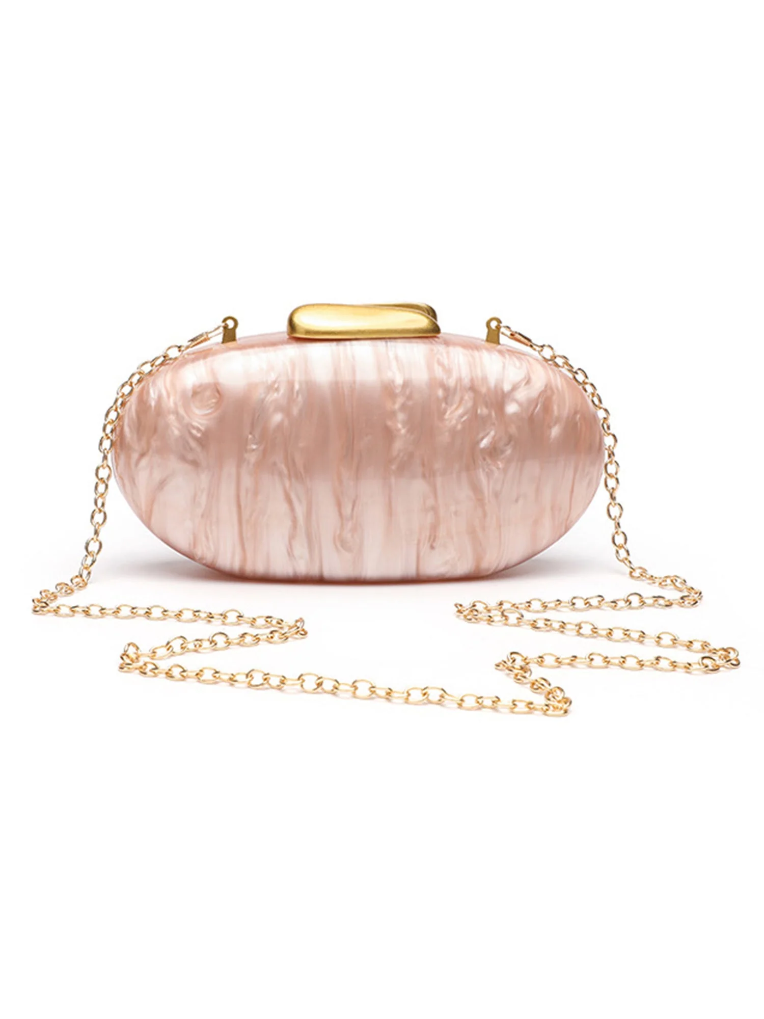 Perlmutt-Abendclutch in Muschelform - Image 4