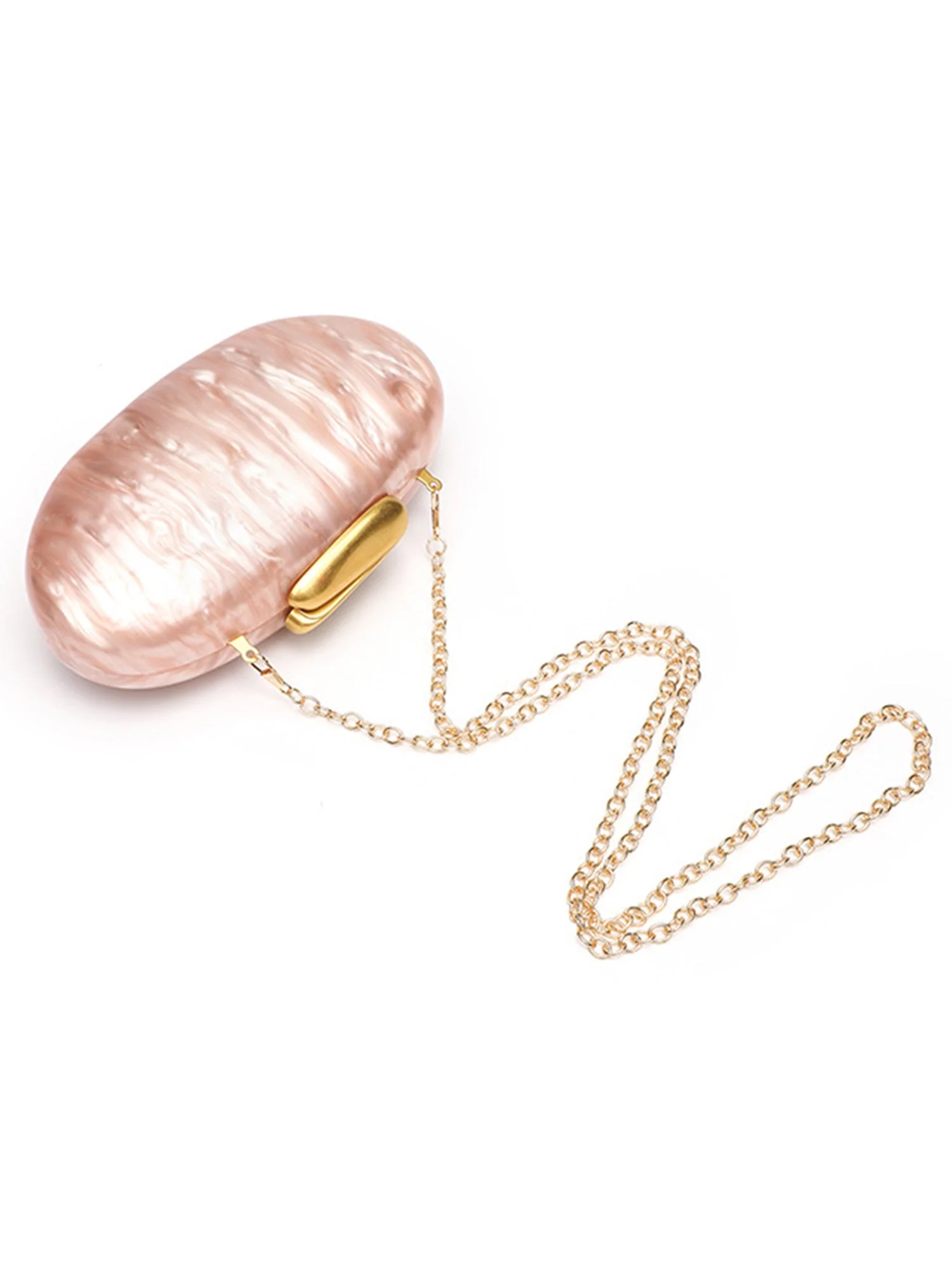 Perlmutt-Abendclutch in Muschelform - Image 5