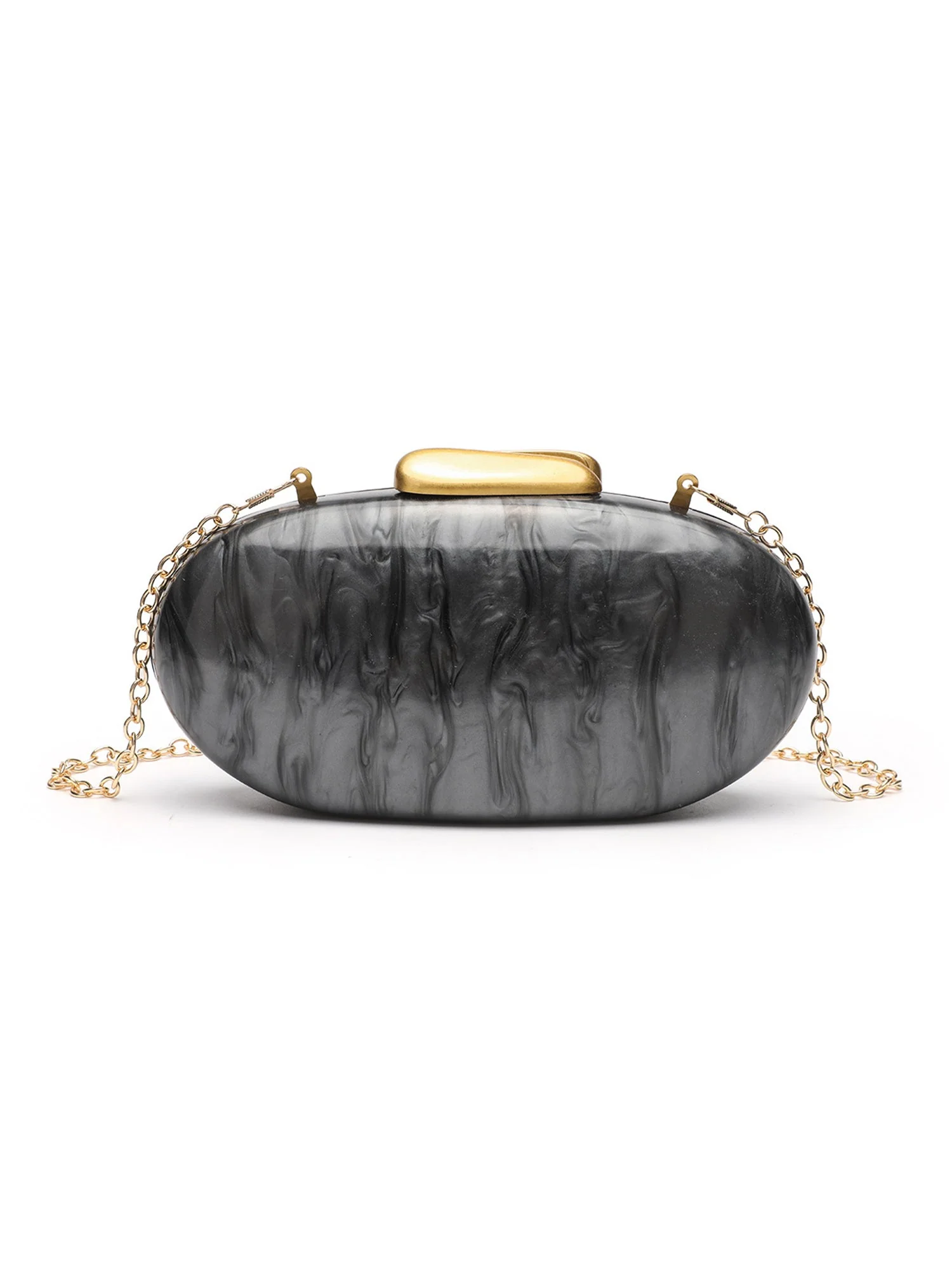 Perlmutt-Abendclutch in Muschelform - Image 7