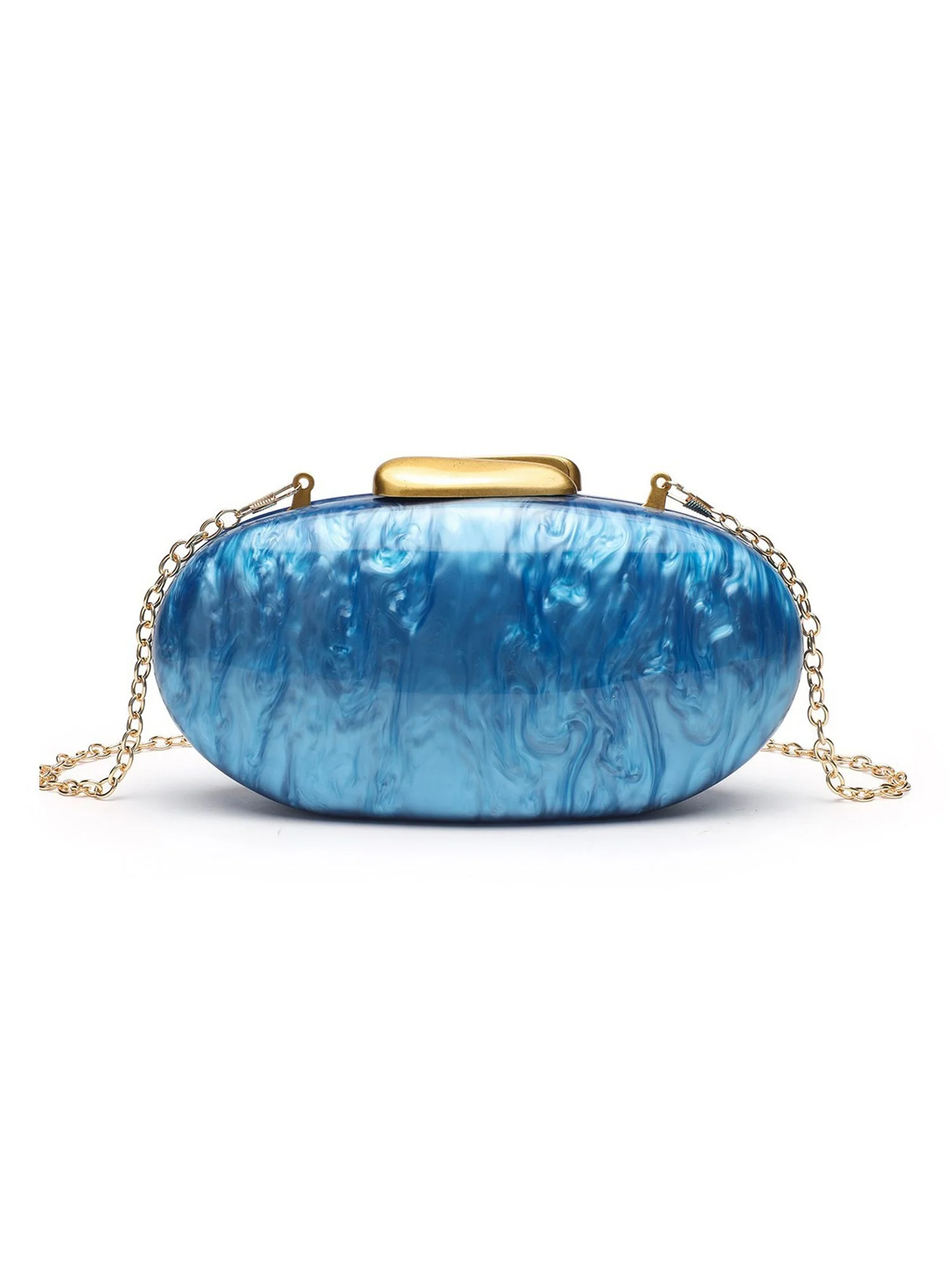 Perlmutt-Abendclutch in Muschelform - Image 8