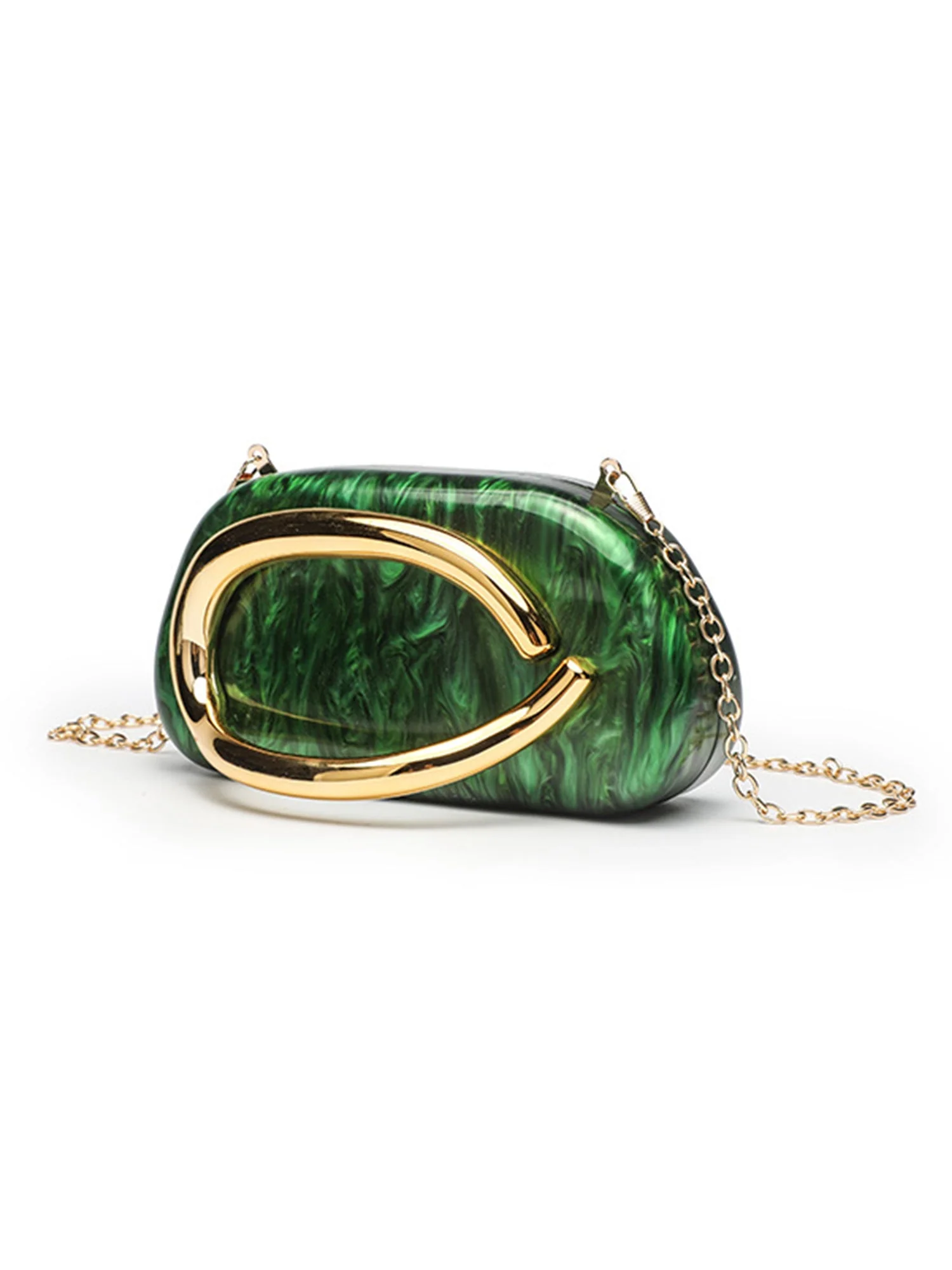 Perlmutt-Acryl Vintage-Clutch - Image 12
