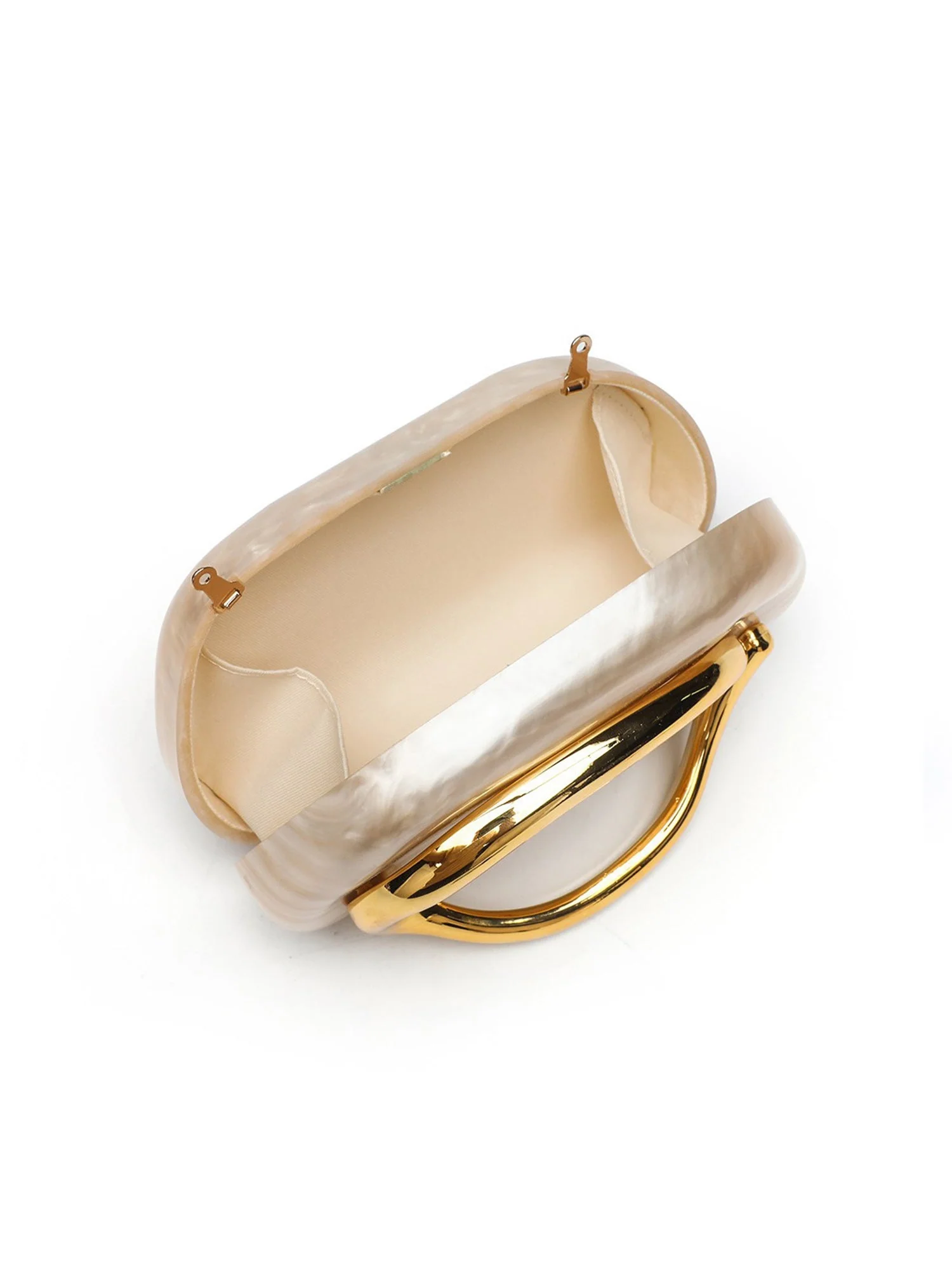 Perlmutt-Acryl Vintage-Clutch - Image 5