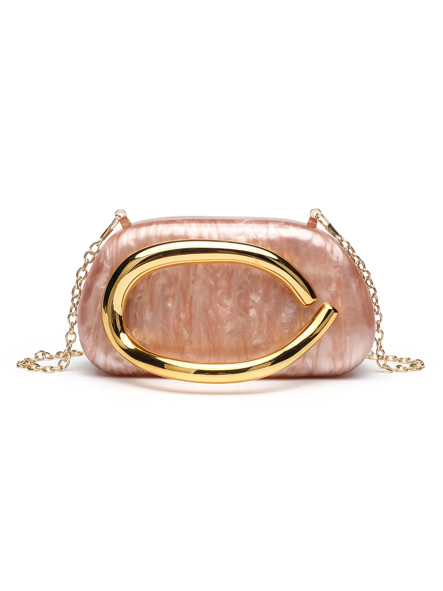 Perlmutt-Acryl Vintage-Clutch - Image 7