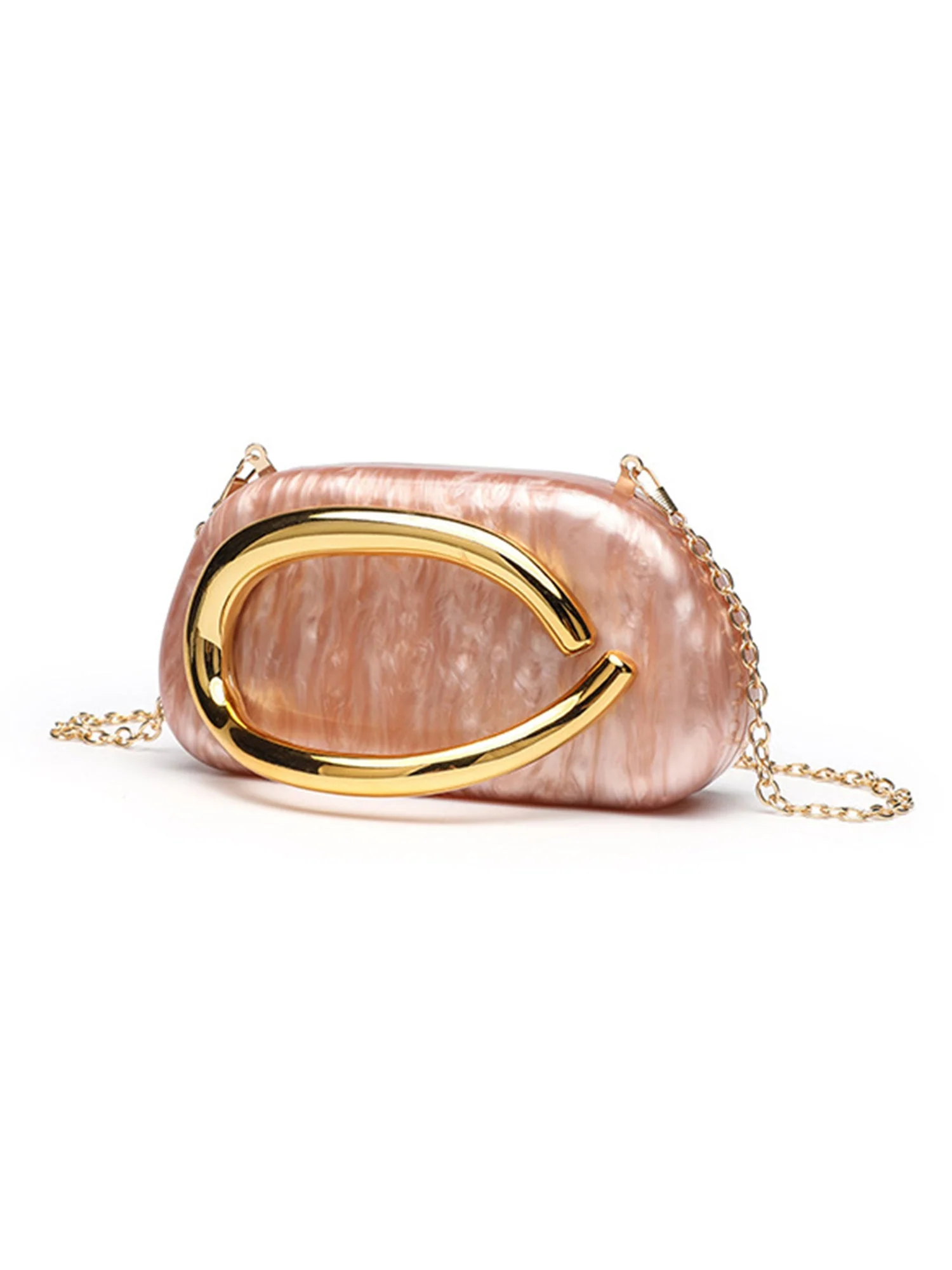 Perlmutt-Acryl Vintage-Clutch - Image 9
