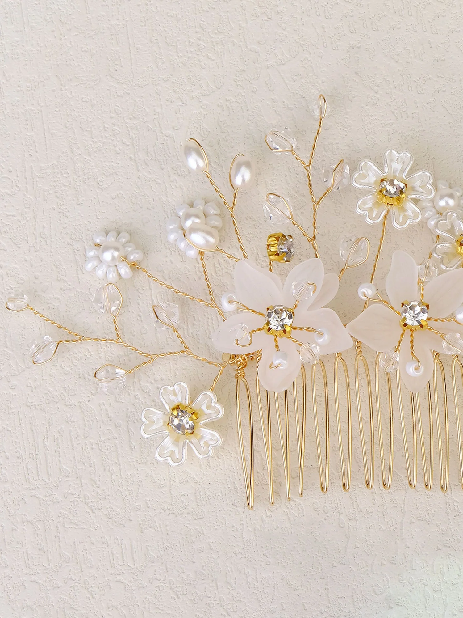 Strass/Perlen Haarkämme Haarschmuck 3 Pcs - Image 7