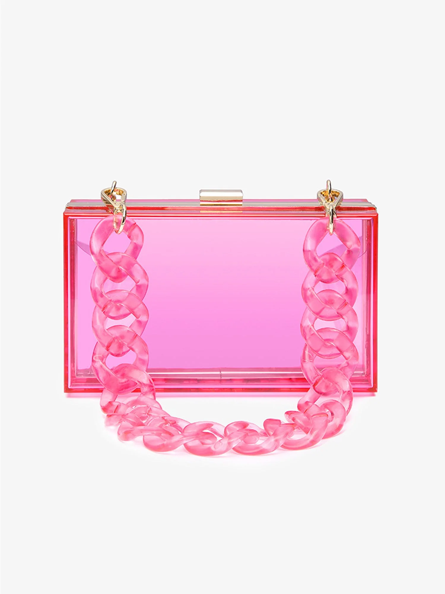 Transparente Acryl-Ketten-Mini-Tote-Tasche - Image 2