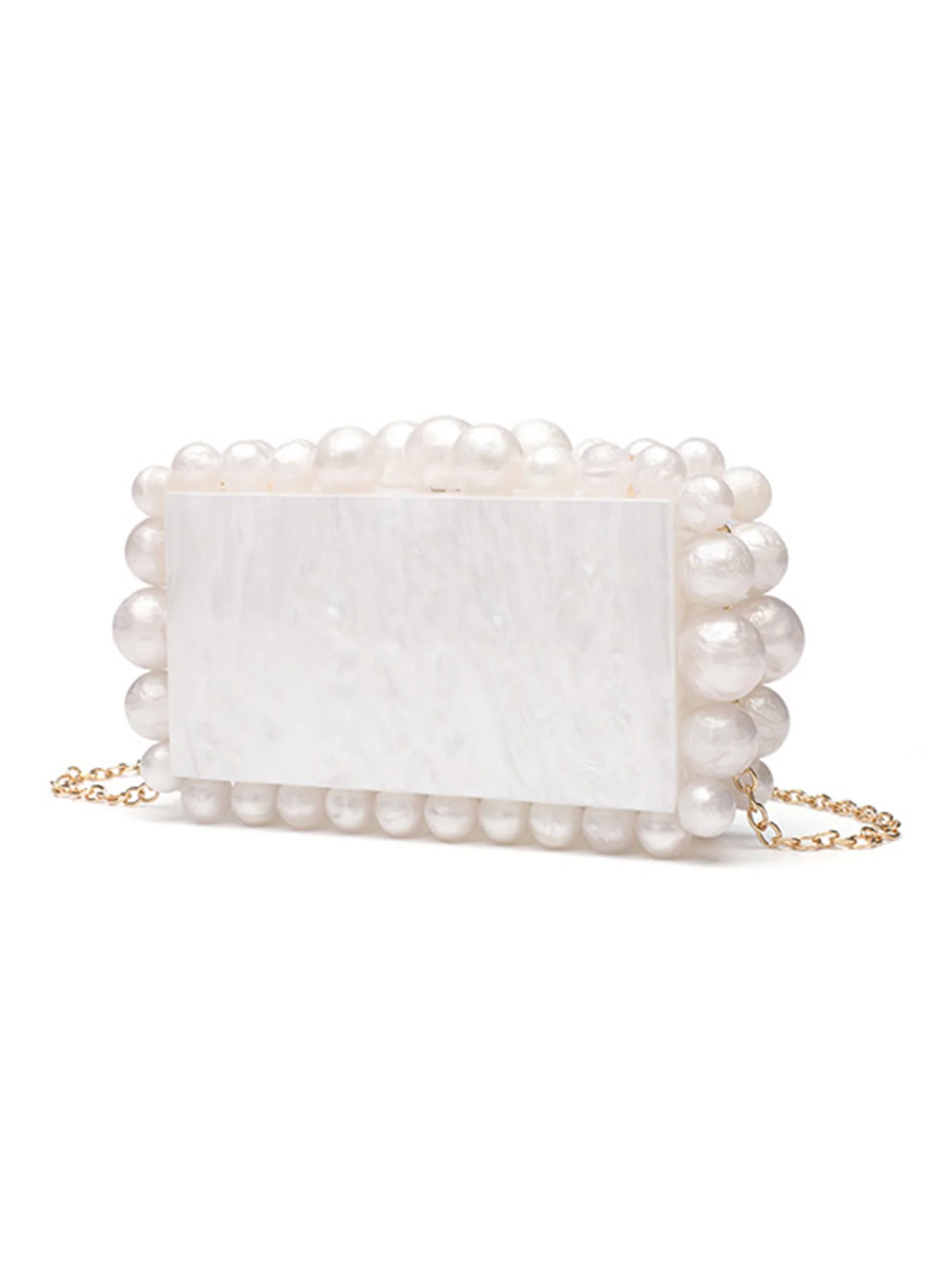 Unterteilte Acryl-Mini-Quadratclutch in Bonbonfarben - Image 8