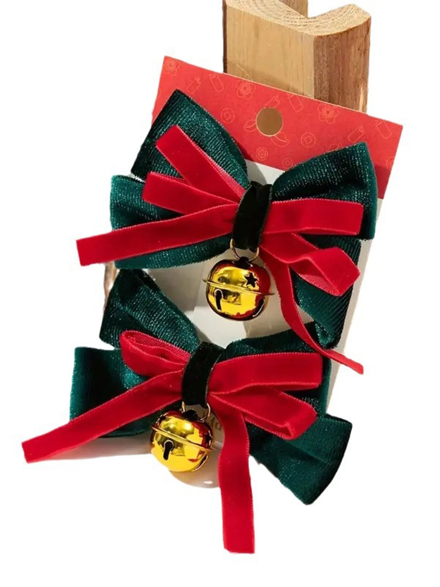 Weihnachts Haarschmuck Schleifen Haarklammern 1 Stk - Image 4