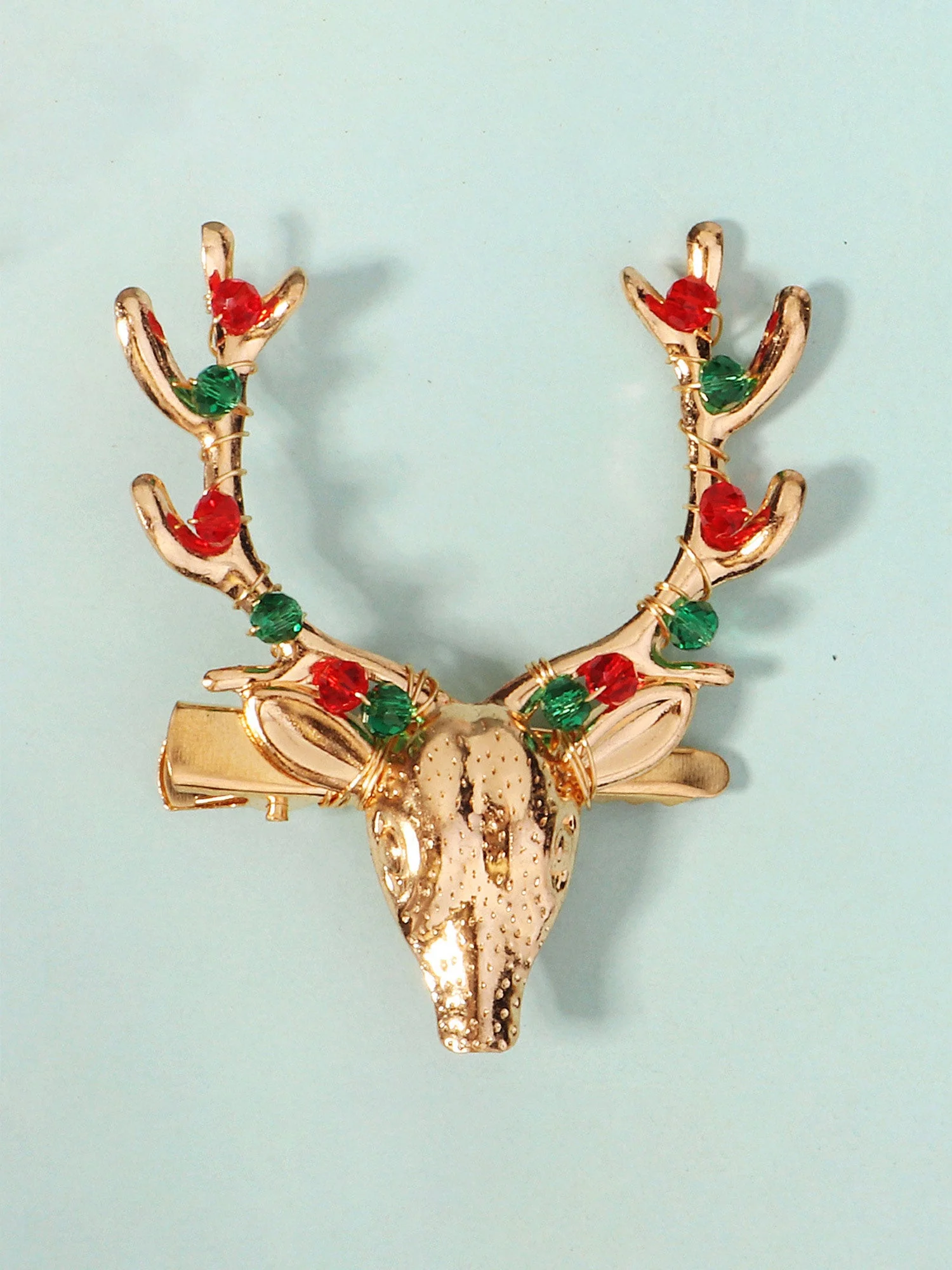 Weihnachts Haarschmuck Strass Haarklammern - Image 3